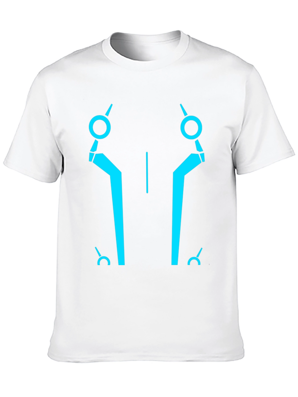 Tron Inspired Graphic Tee - Black