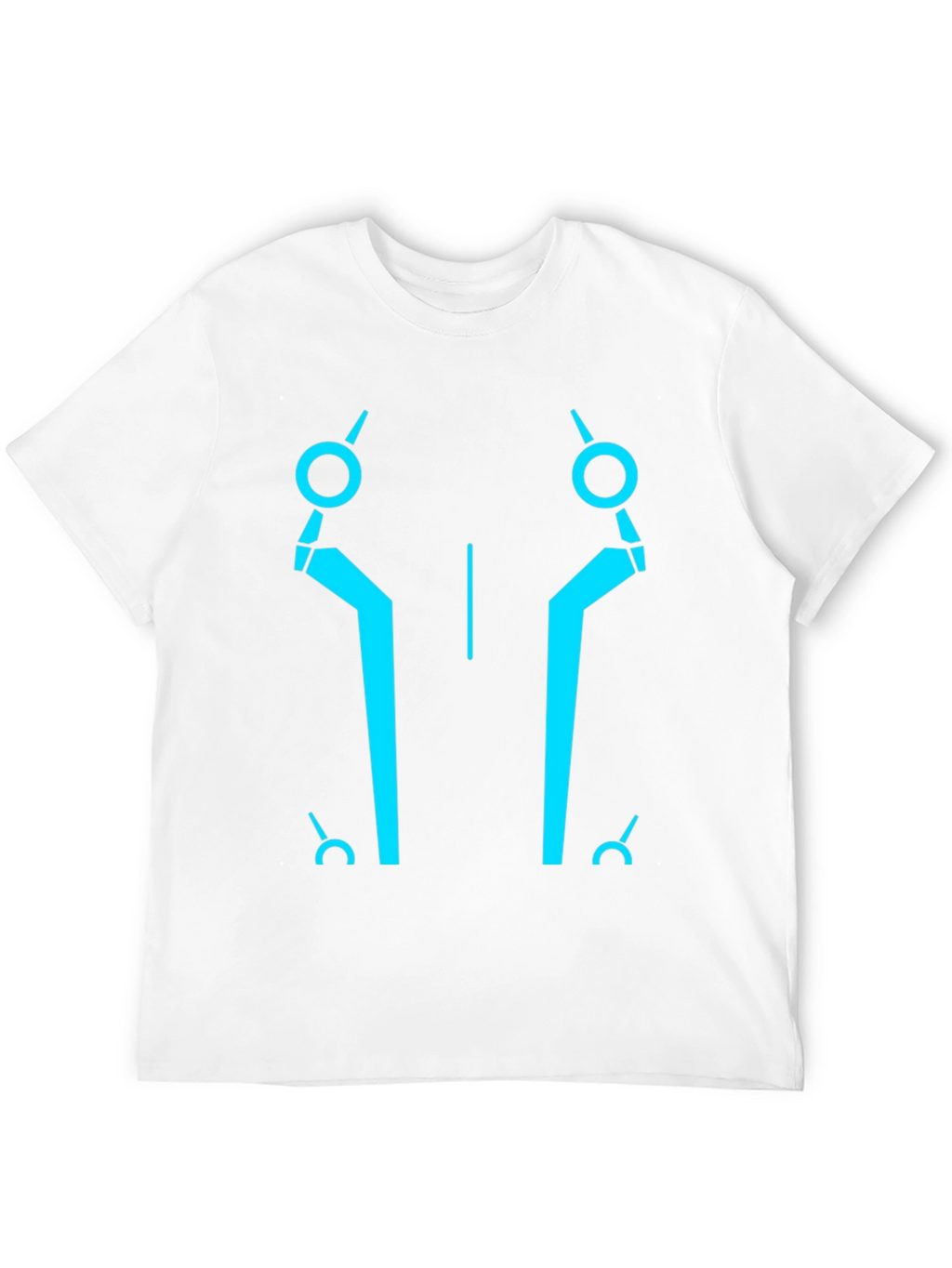 Tron Inspired Graphic Tee - Black