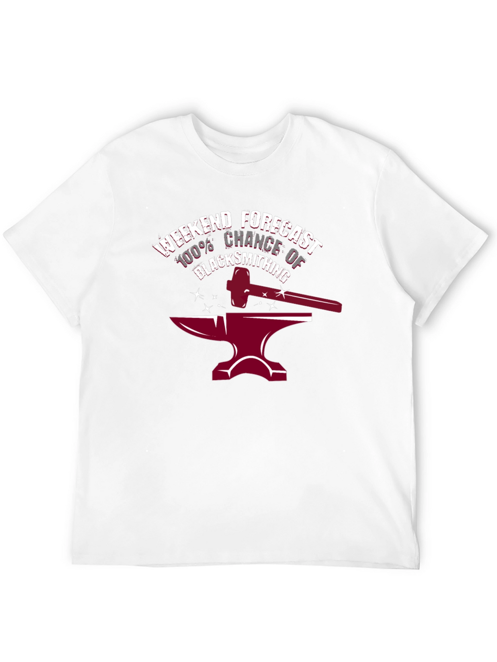 Blacksmithing Weekend Forecast T-Shirt