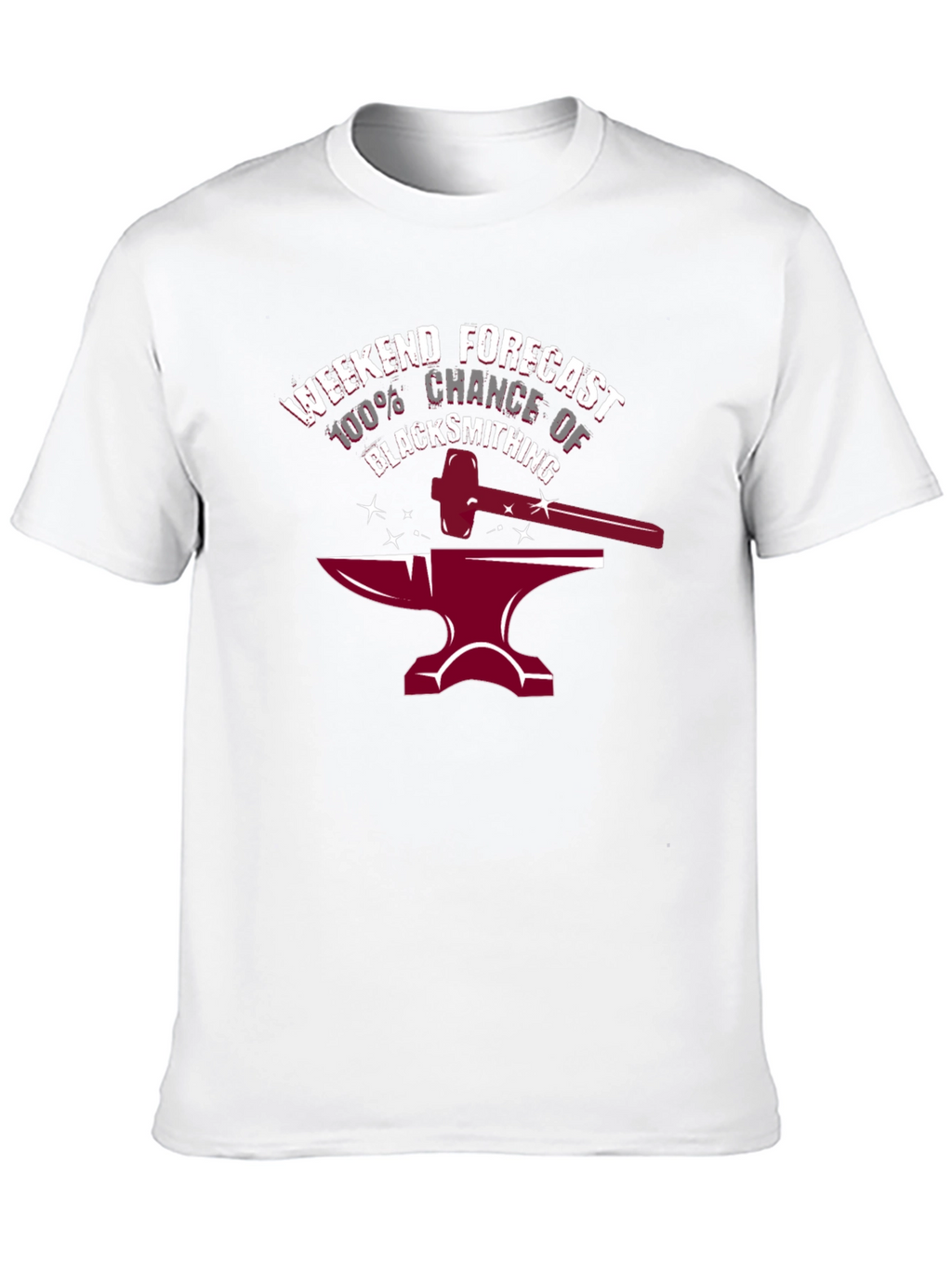 Blacksmithing Weekend Forecast T-Shirt