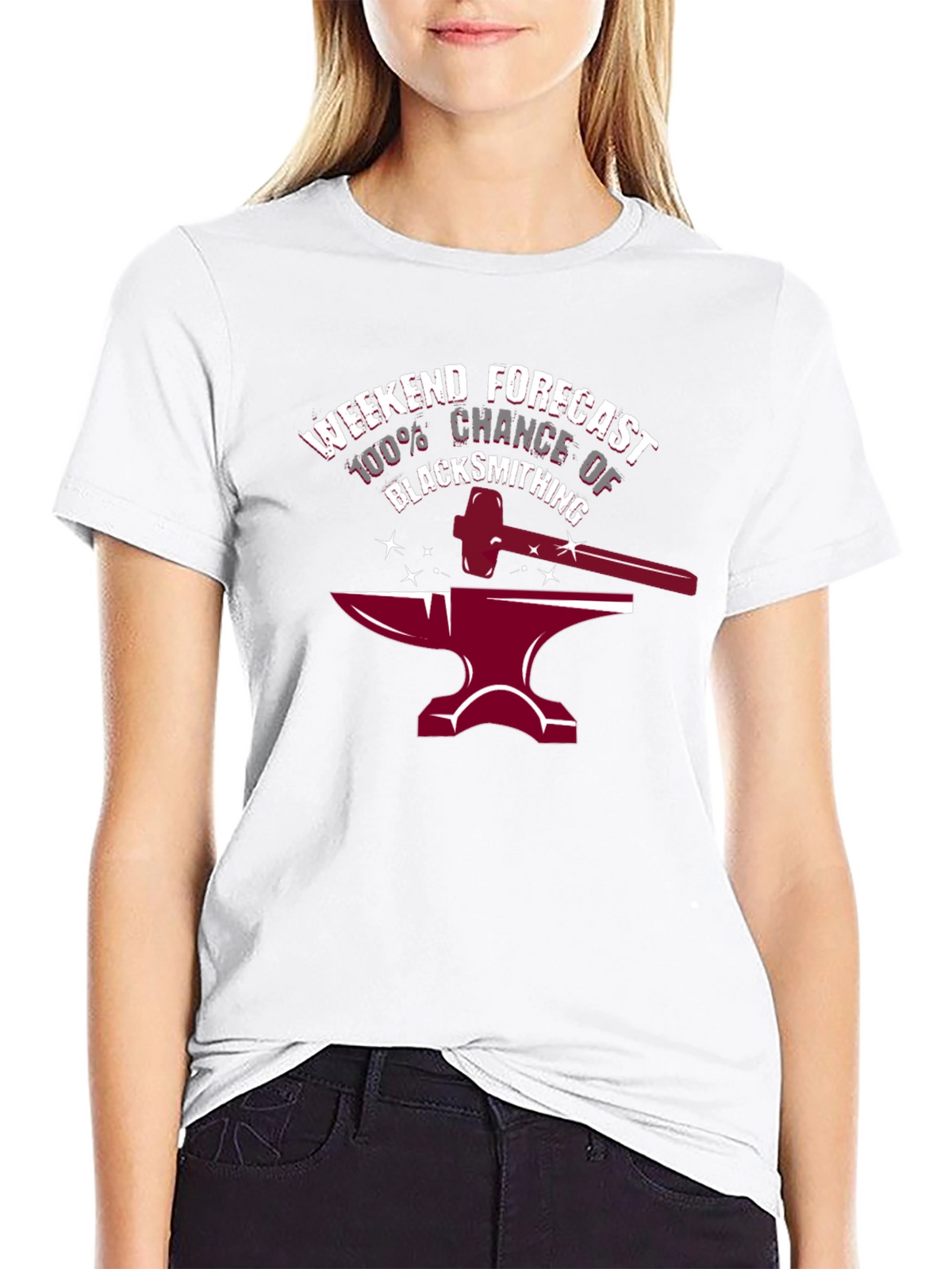 Blacksmithing Weekend Forecast T-Shirt