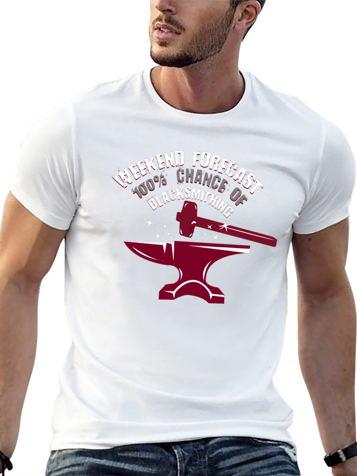 Blacksmithing Weekend Forecast T-Shirt