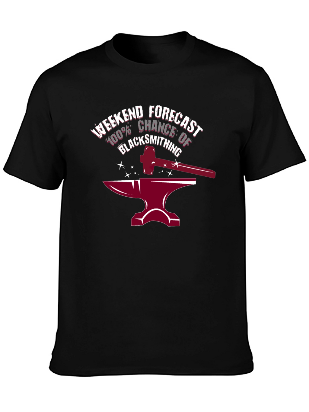 Blacksmithing Weekend Forecast T-Shirt