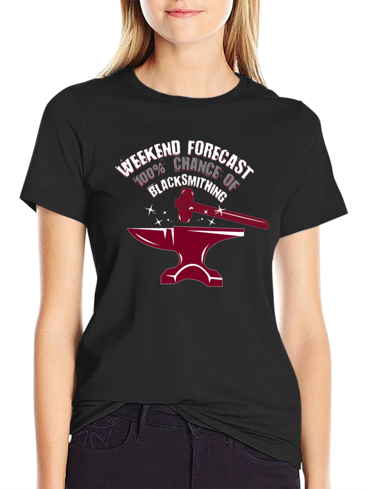 Blacksmithing Weekend Forecast T-Shirt