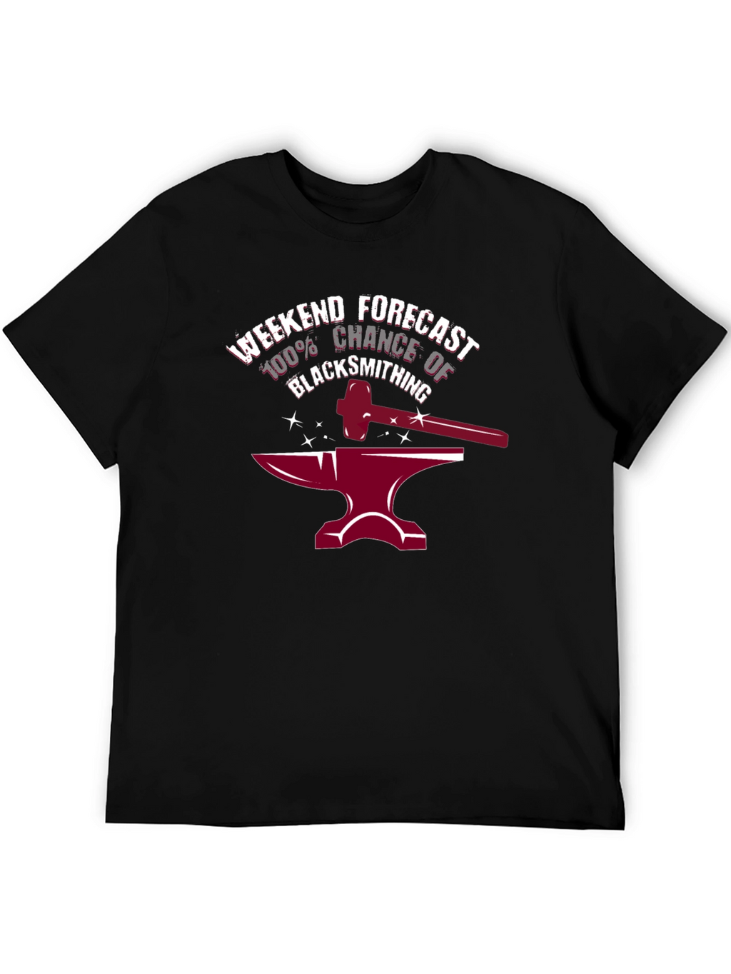 Blacksmithing Weekend Forecast T-Shirt