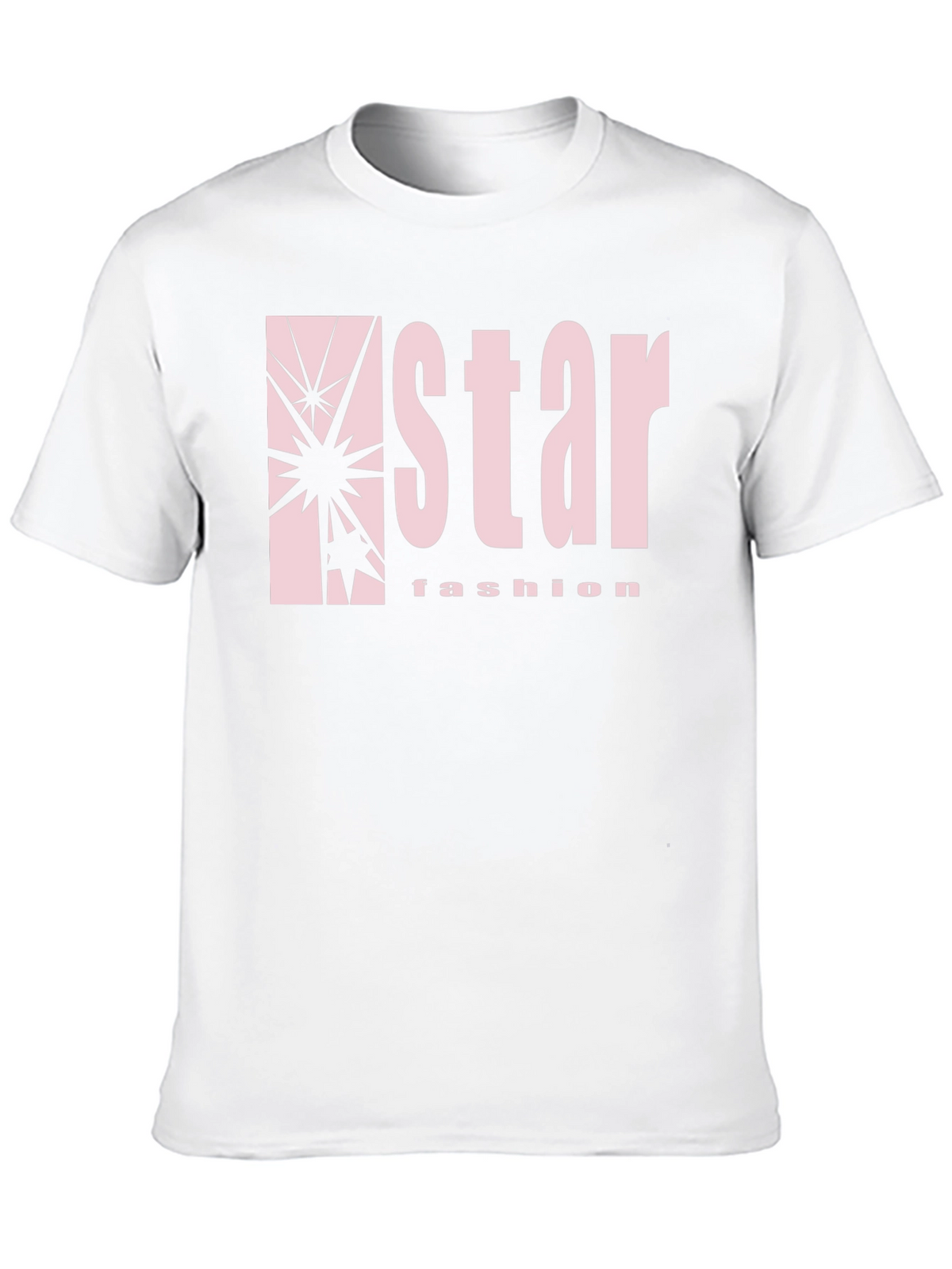 Star Fashion Black Graphic Tee