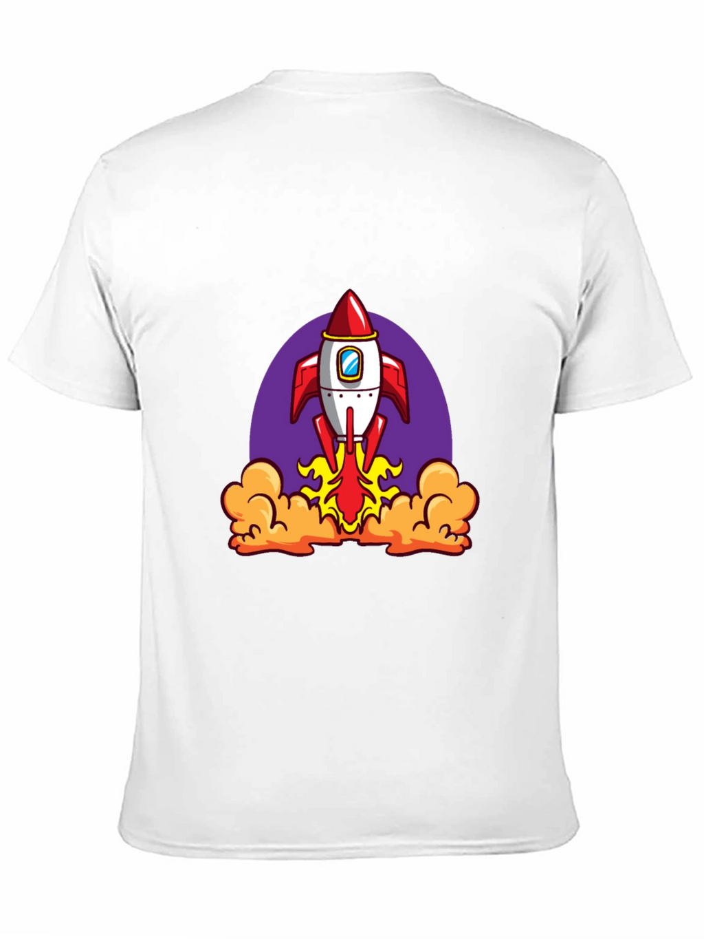 Rocket Launch Black Graphic Tee