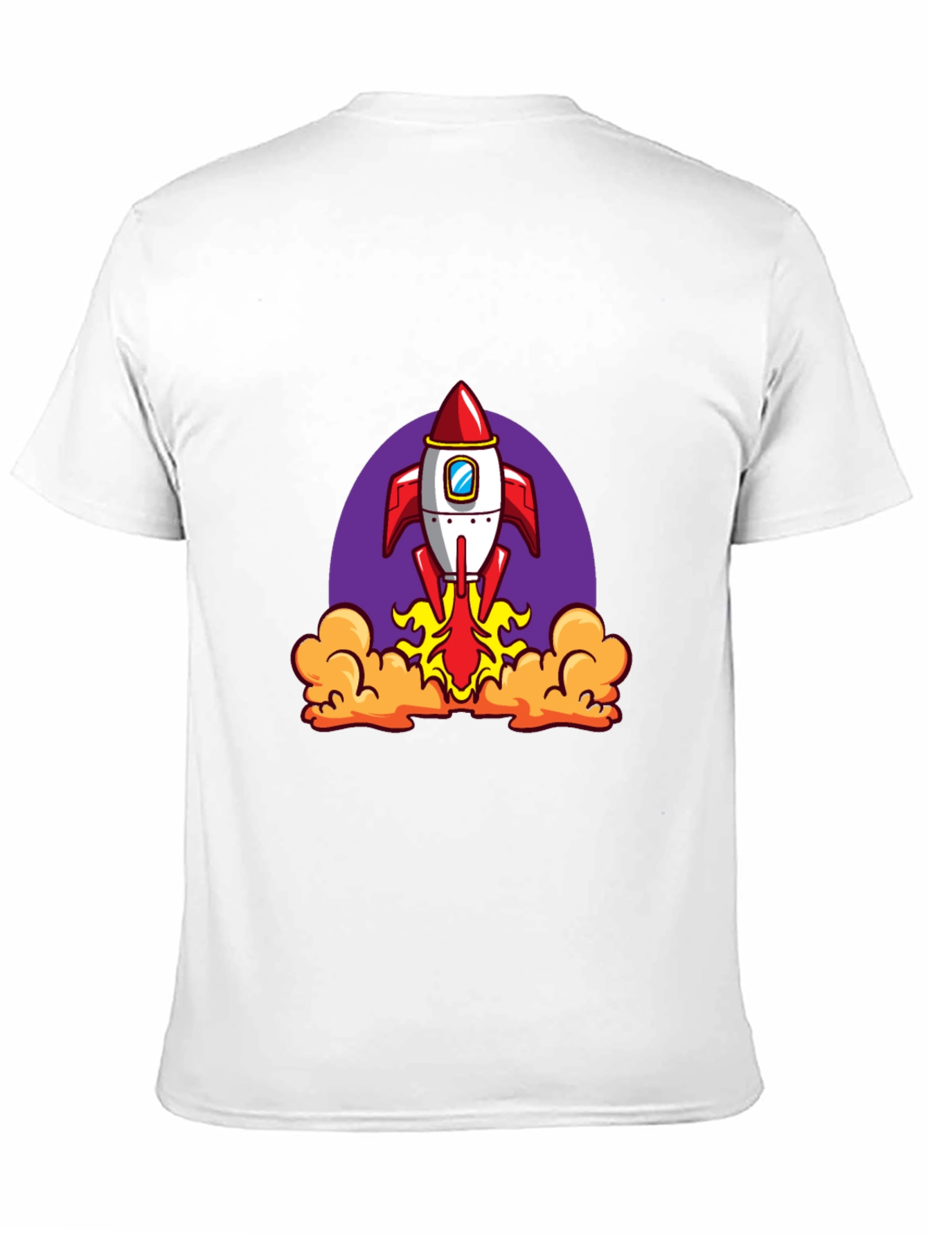 Rocket Launch Black Graphic Tee