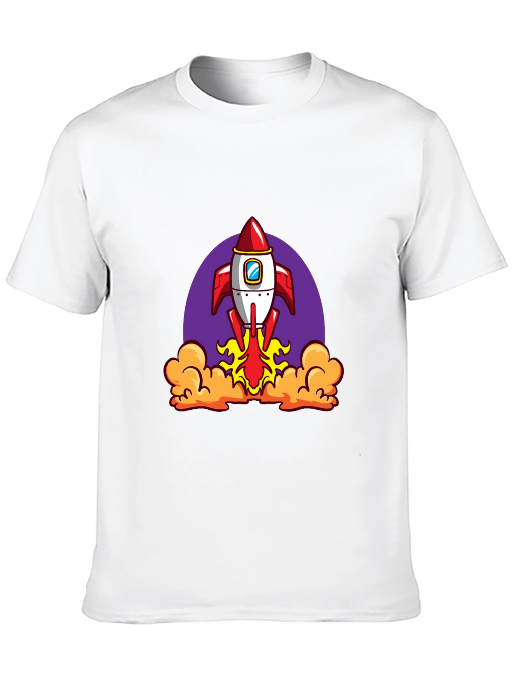 Rocket Launch Black Graphic Tee