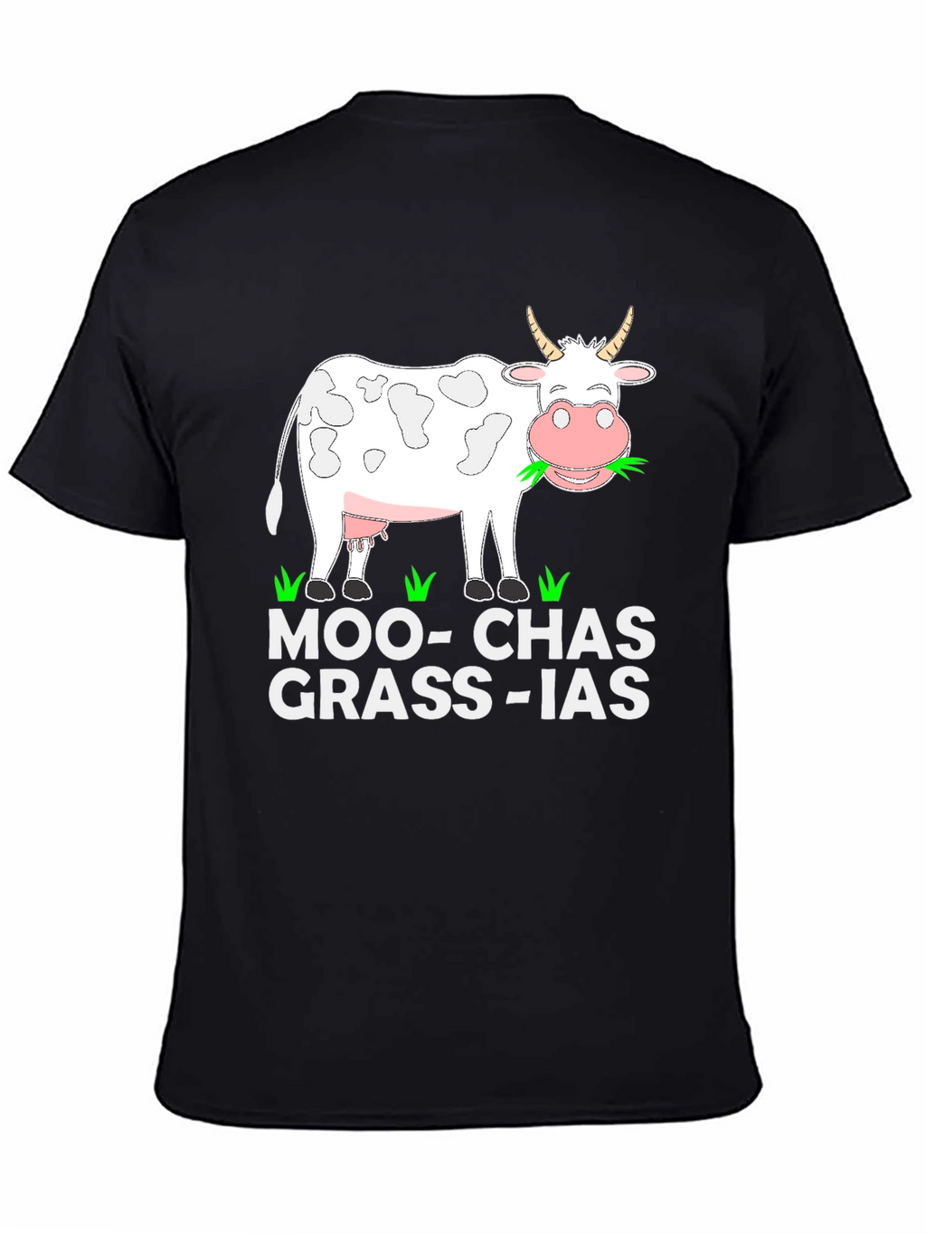 Moo-Chas Grass-ias Graphic T-Shirt