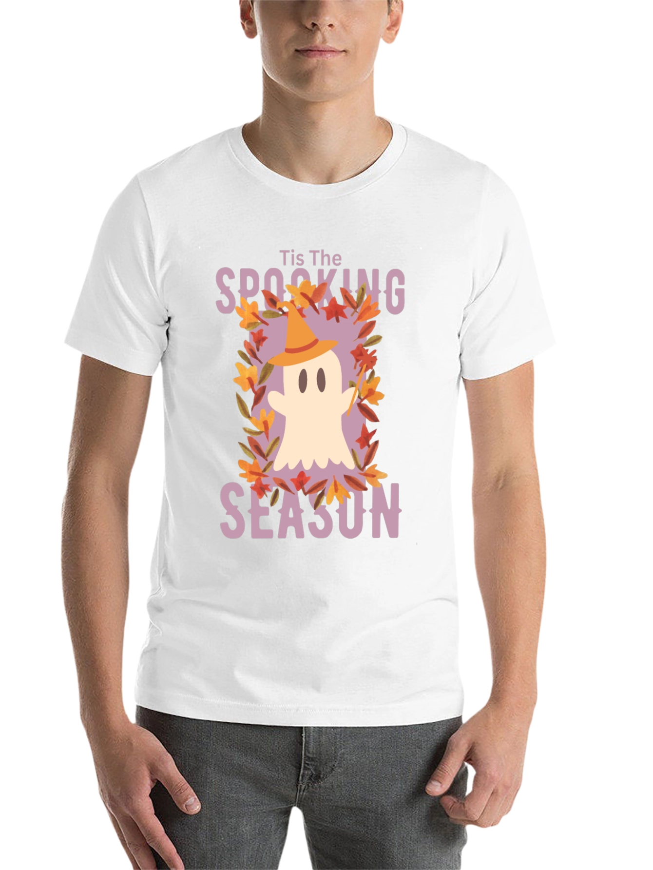Spooking Season Ghost T-Shirt - Halloween Tee