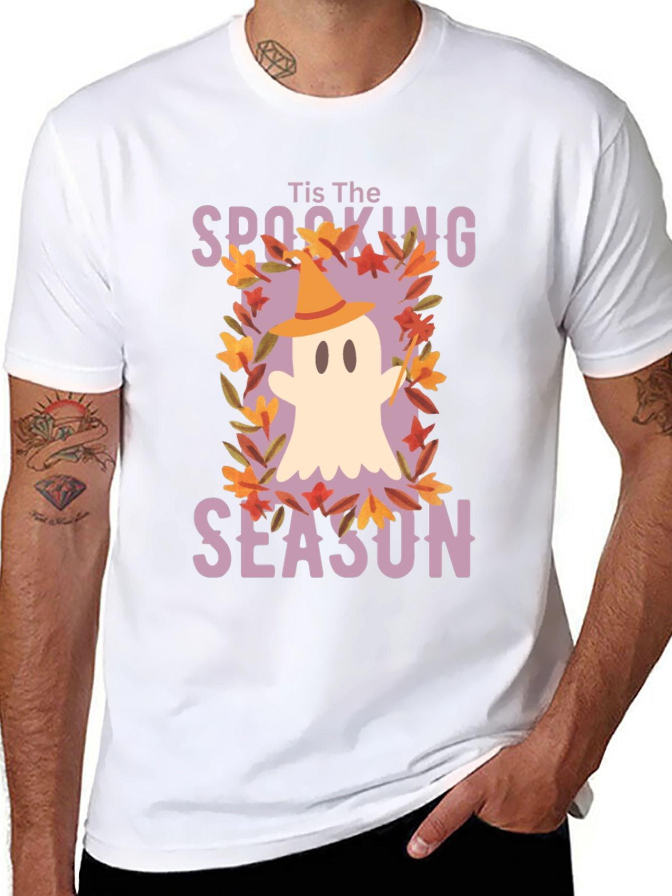 Spooking Season Ghost T-Shirt - Halloween Tee