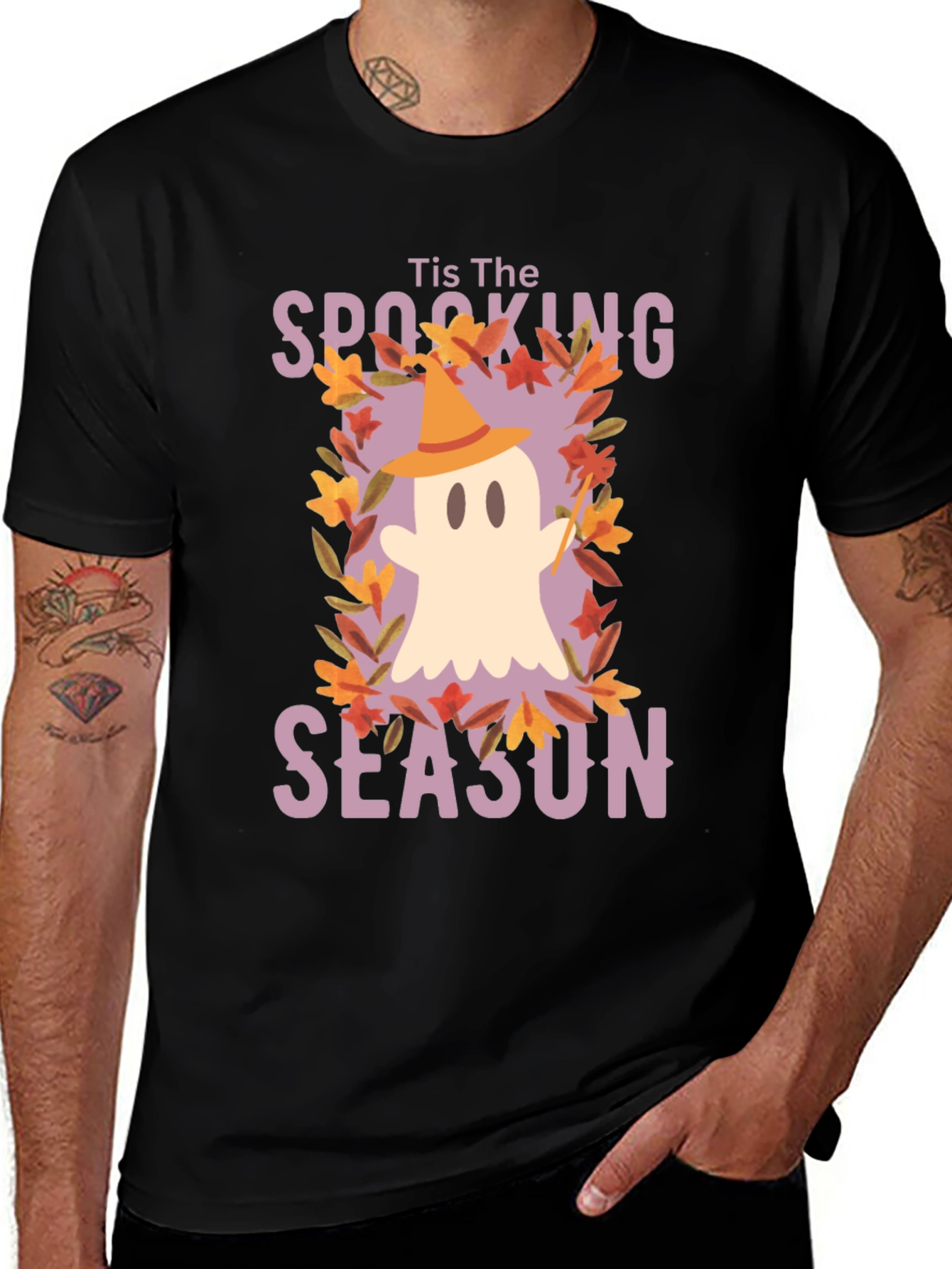 Spooking Season Ghost T-Shirt - Halloween Tee
