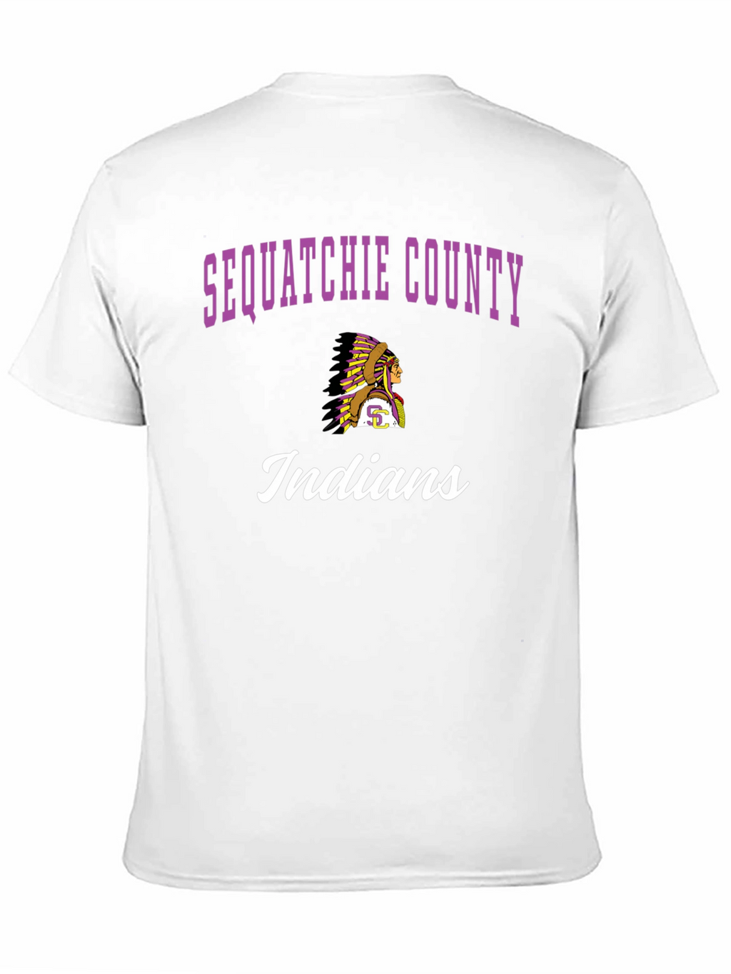 Sequatchie County Indians Black T-Shirt