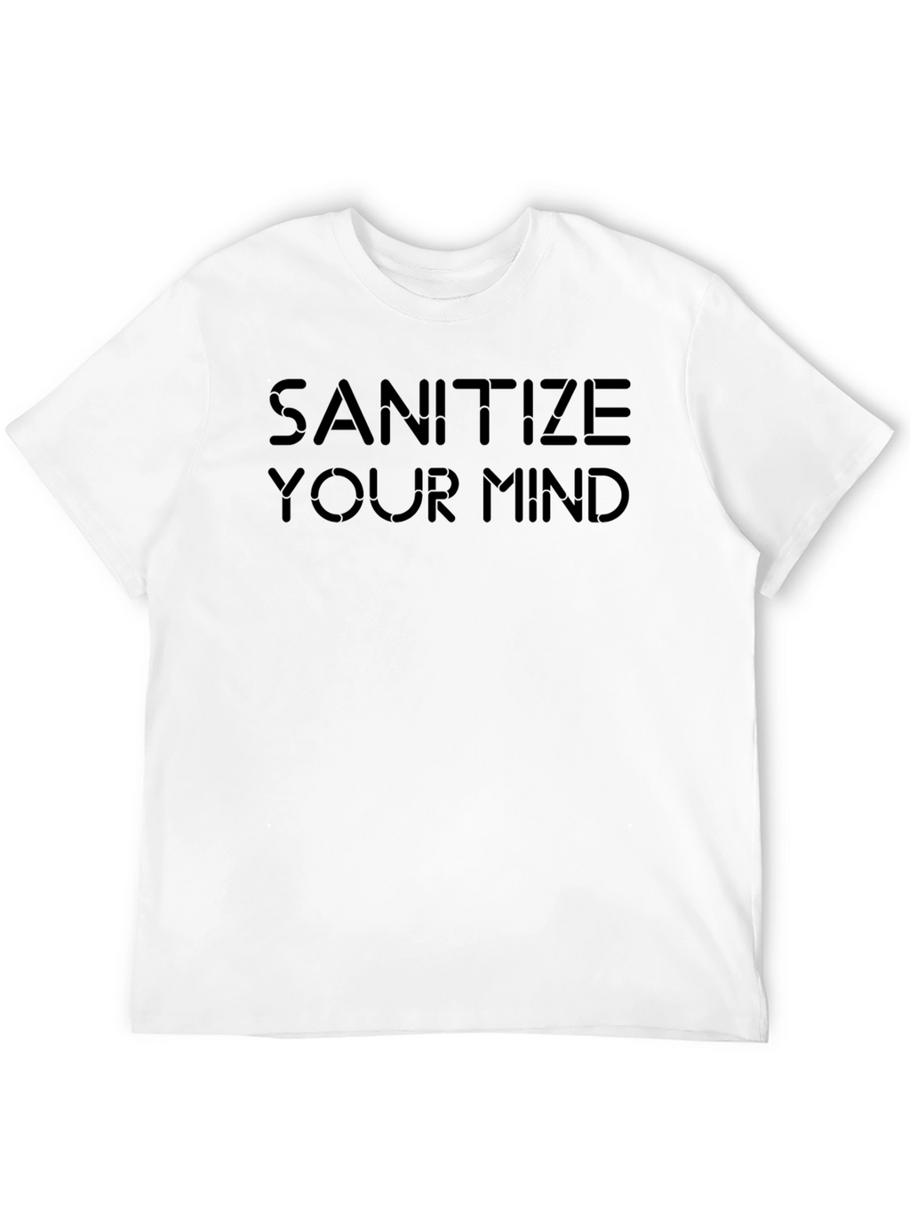 Sanitize Your Mind Graphic Tee - Black