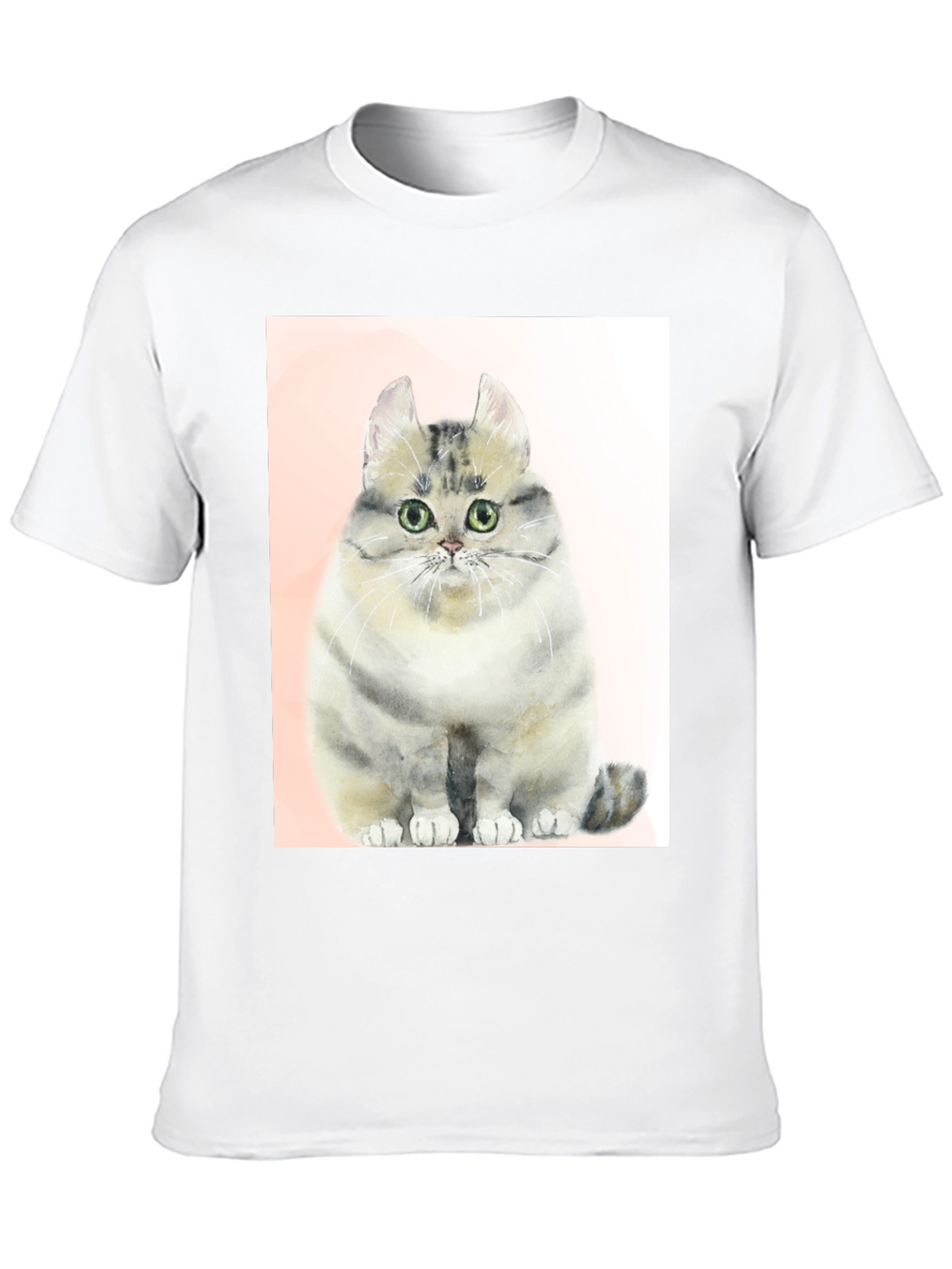 Cute Cat Graphic Tee - Unique Design