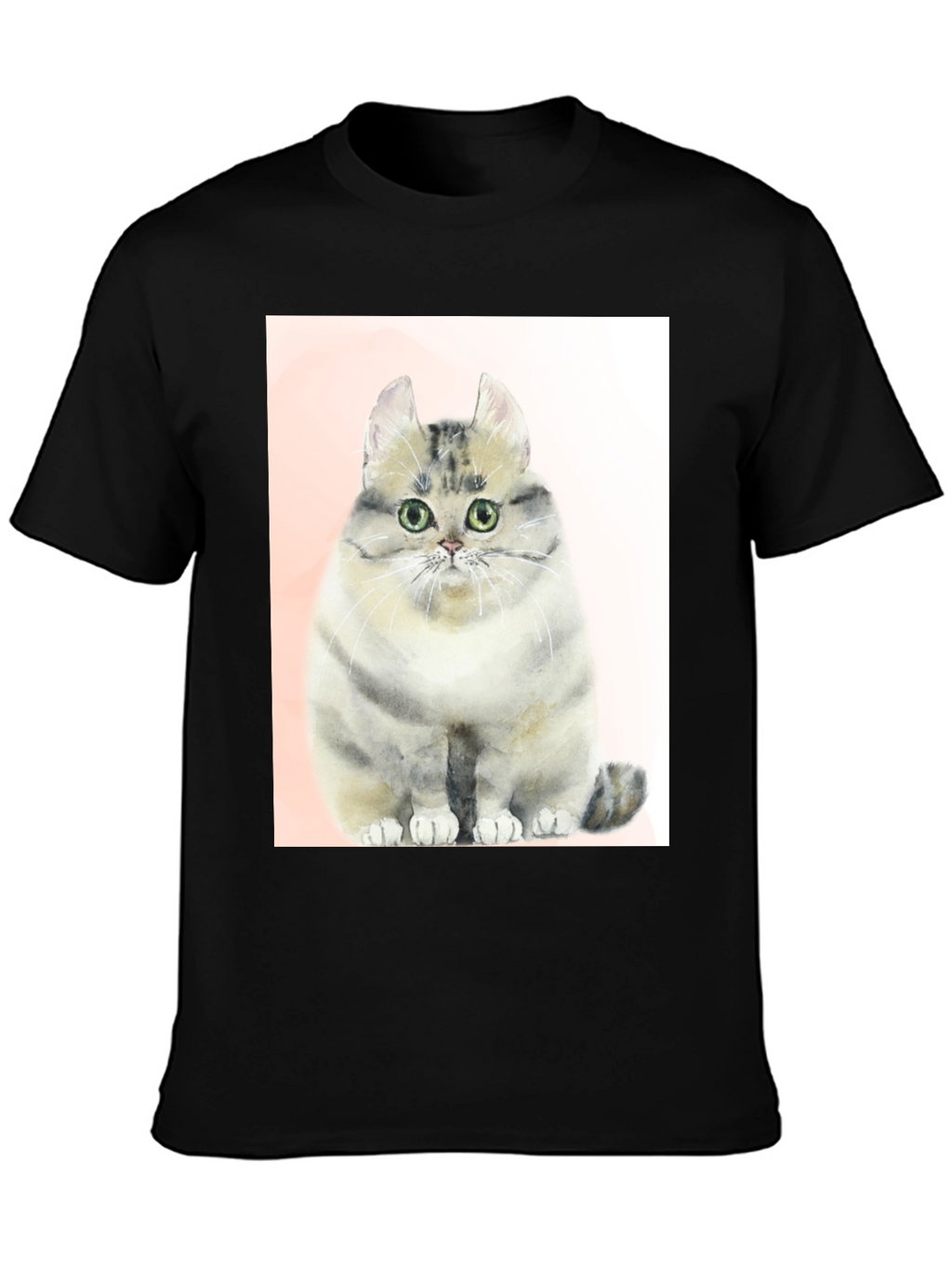 Cute Cat Graphic Tee - Unique Design