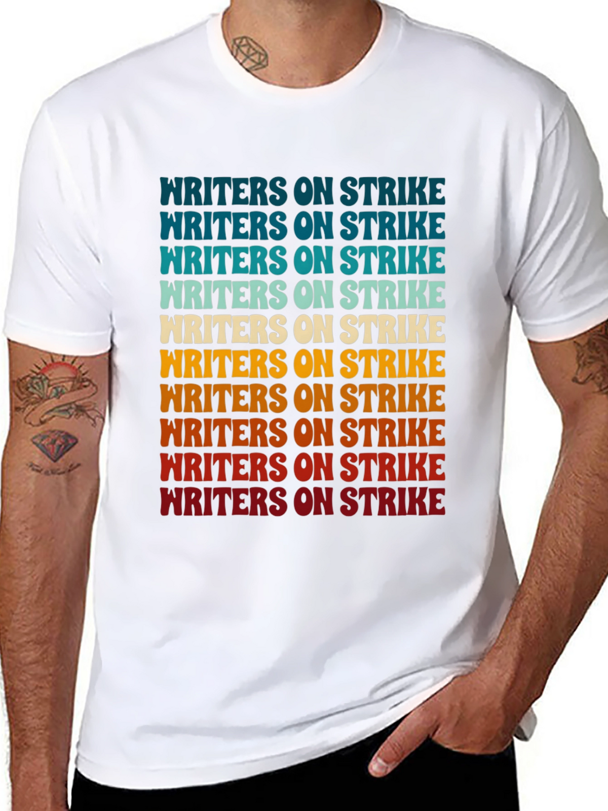 Writers On Strike Graphic Tee