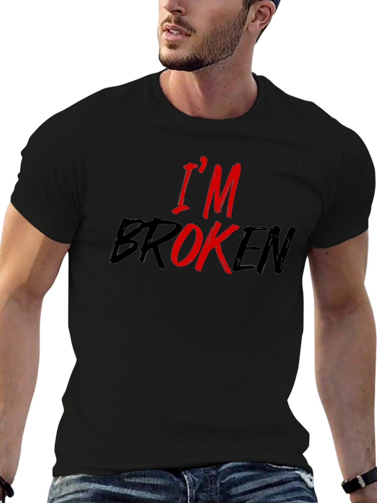 Im Broken Graphic Tee - Menswear