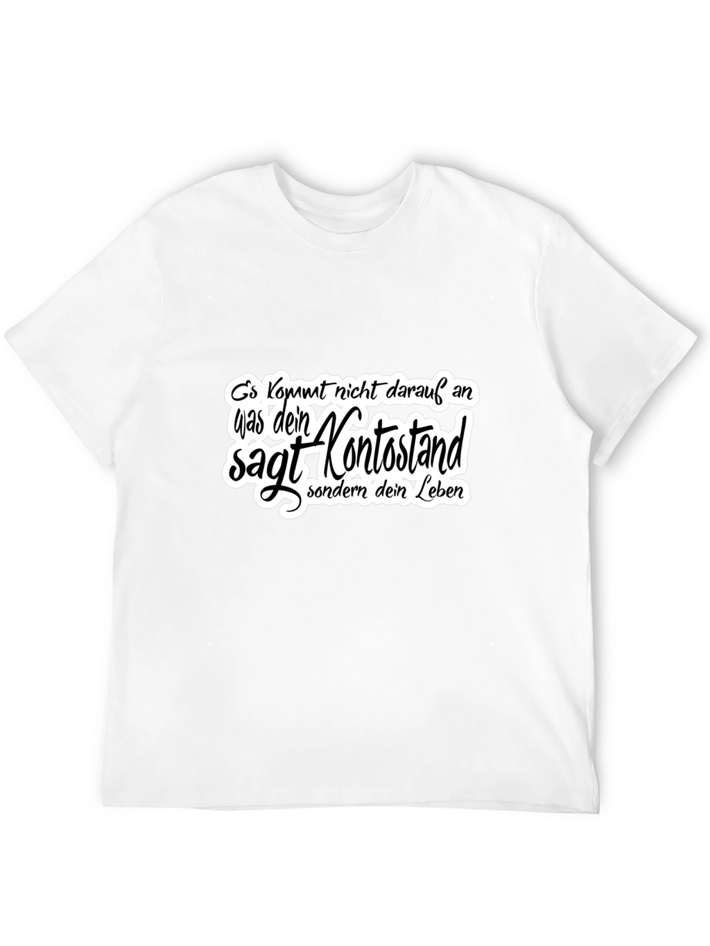 Black T-Shirt with German Quote
