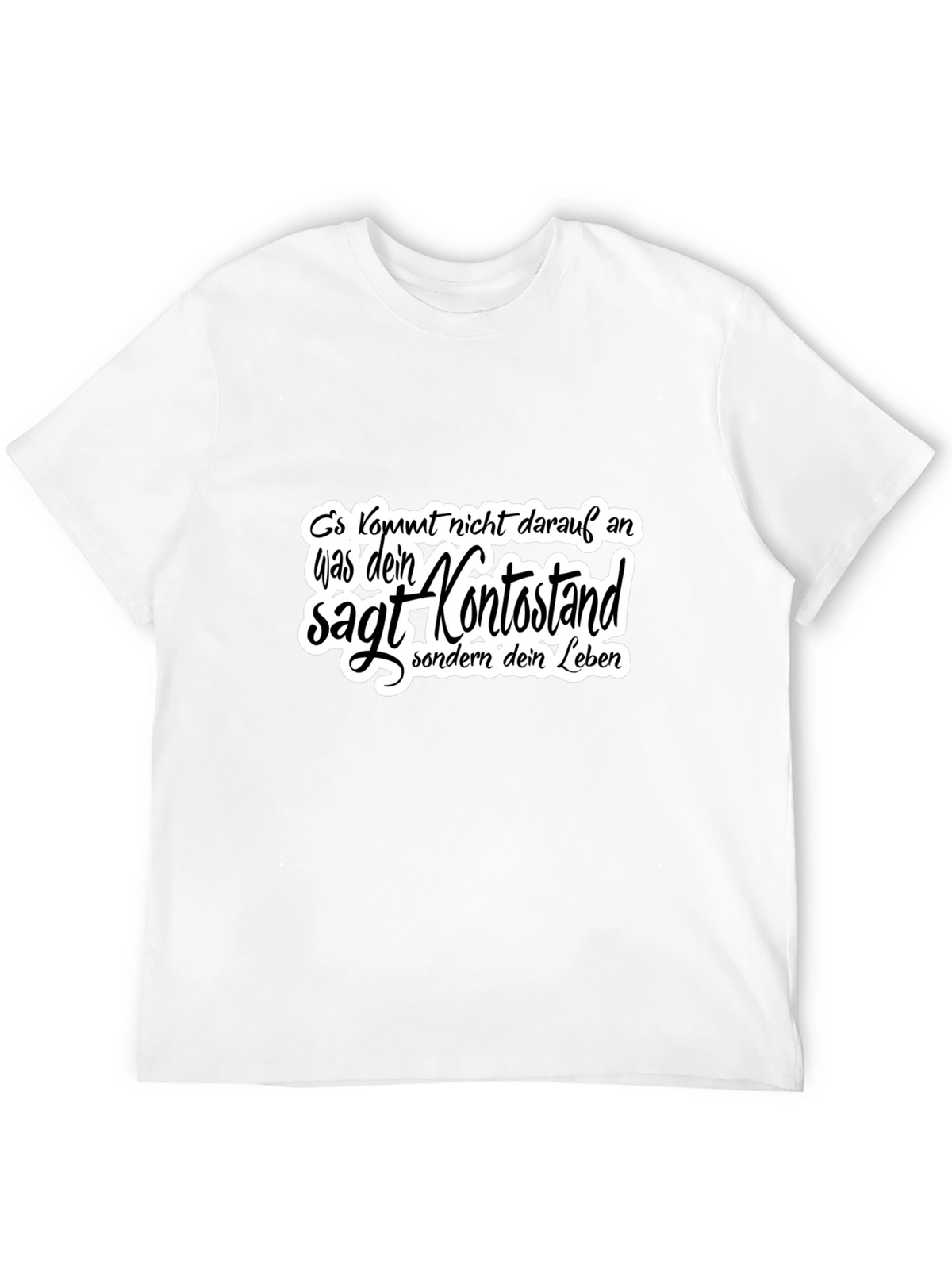 Black T-Shirt with German Quote