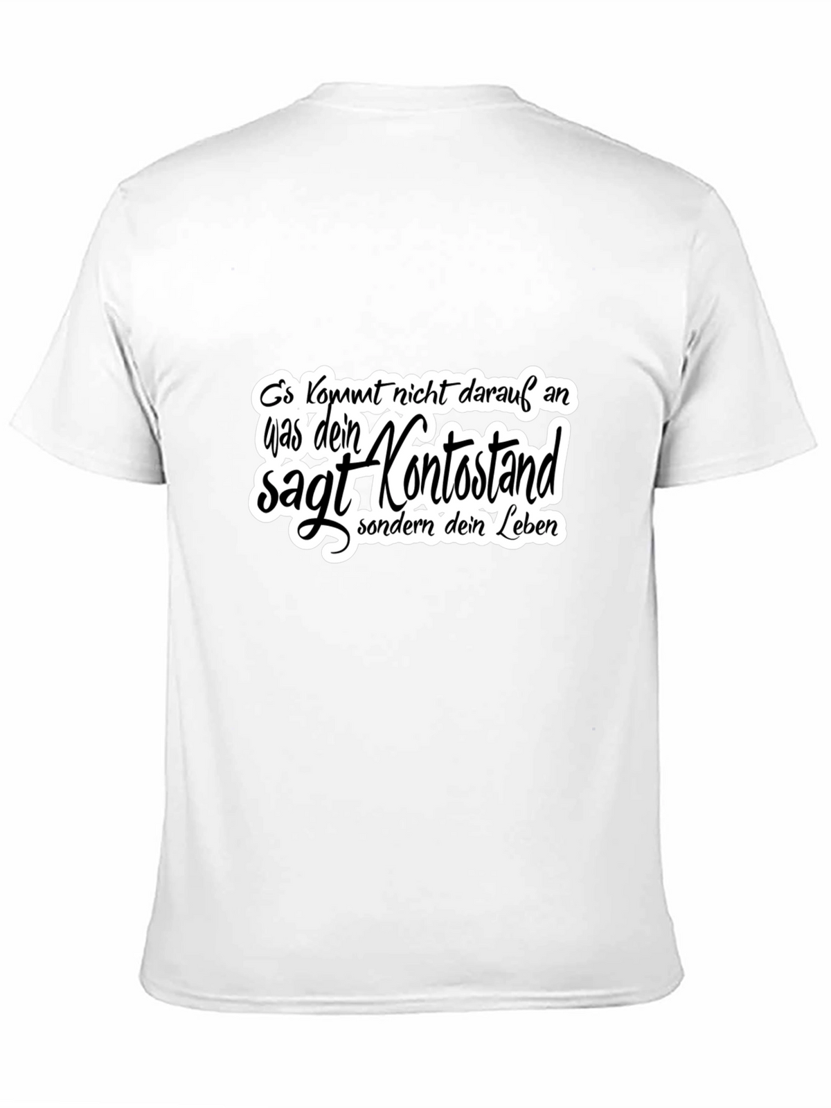 Black T-Shirt with German Quote