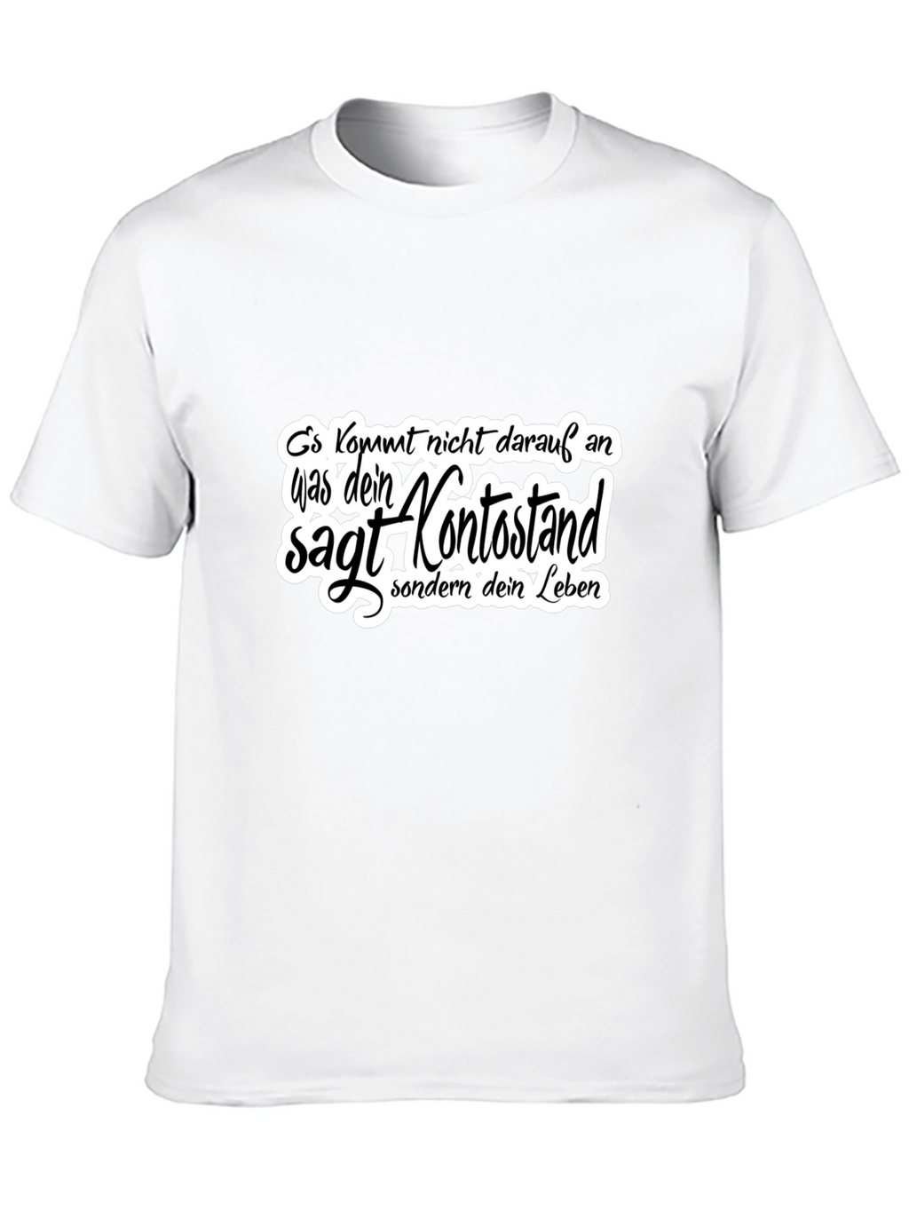 Black T-Shirt with German Quote