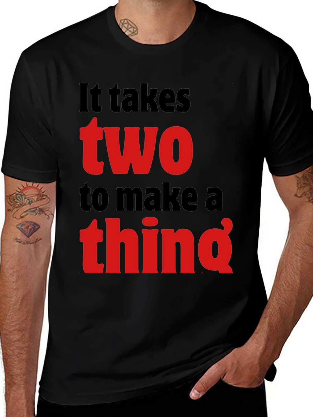 It Takes Two T-Shirt - Funny Graphic Tee