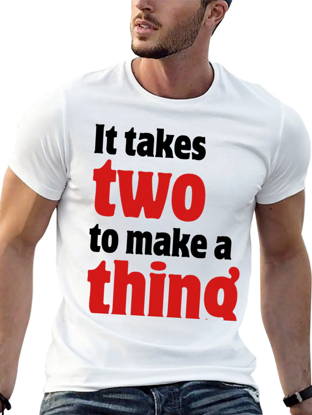 It Takes Two T-Shirt - Funny Graphic Tee