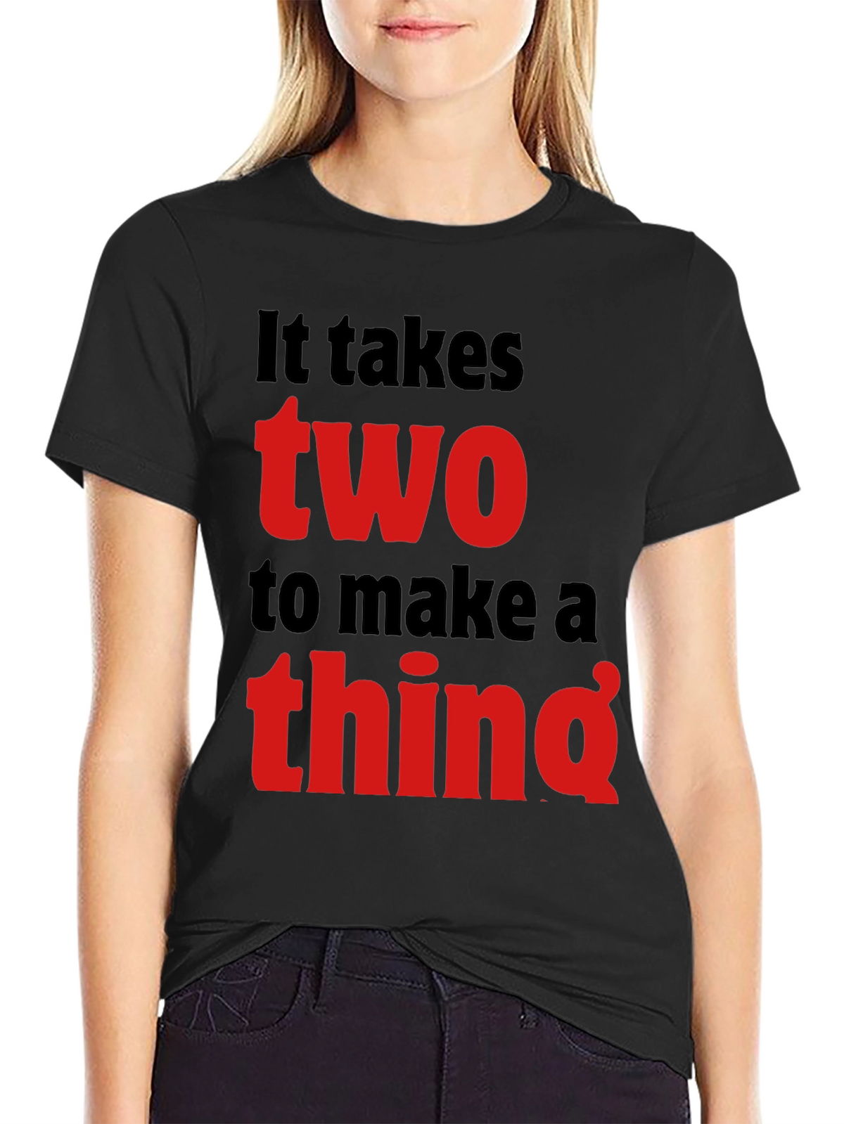 It Takes Two T-Shirt - Funny Graphic Tee