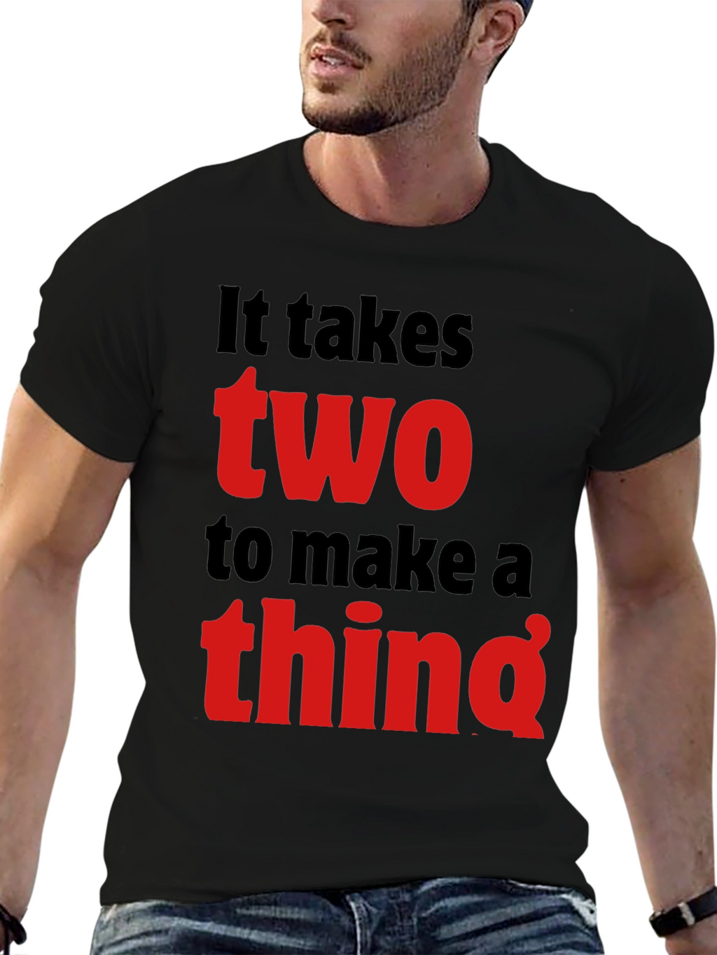 It Takes Two T-Shirt - Funny Graphic Tee