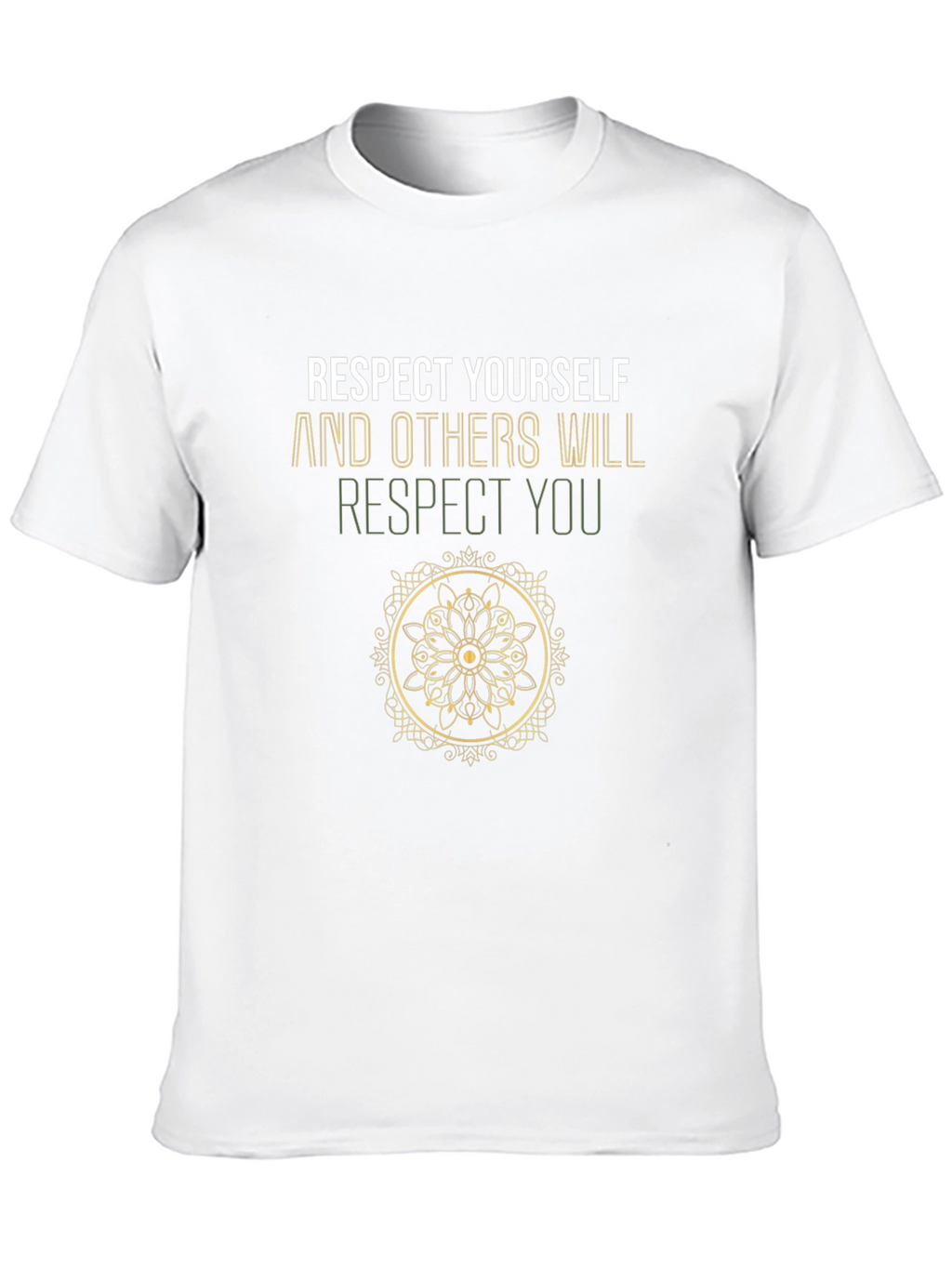 Respect Yourself Graphic Tee - Black Cotton Shirt