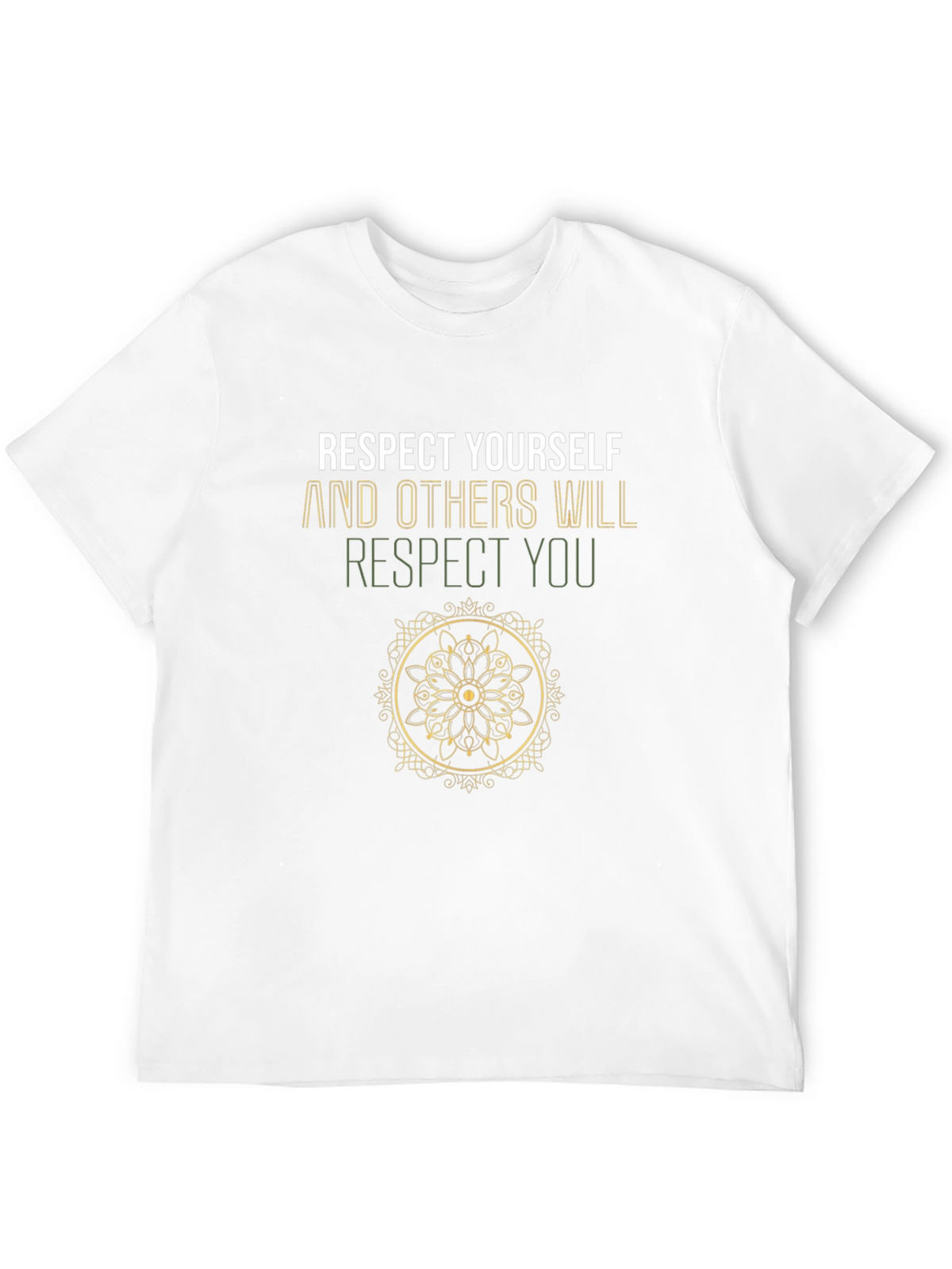 Respect Yourself Graphic Tee - Black Cotton Shirt