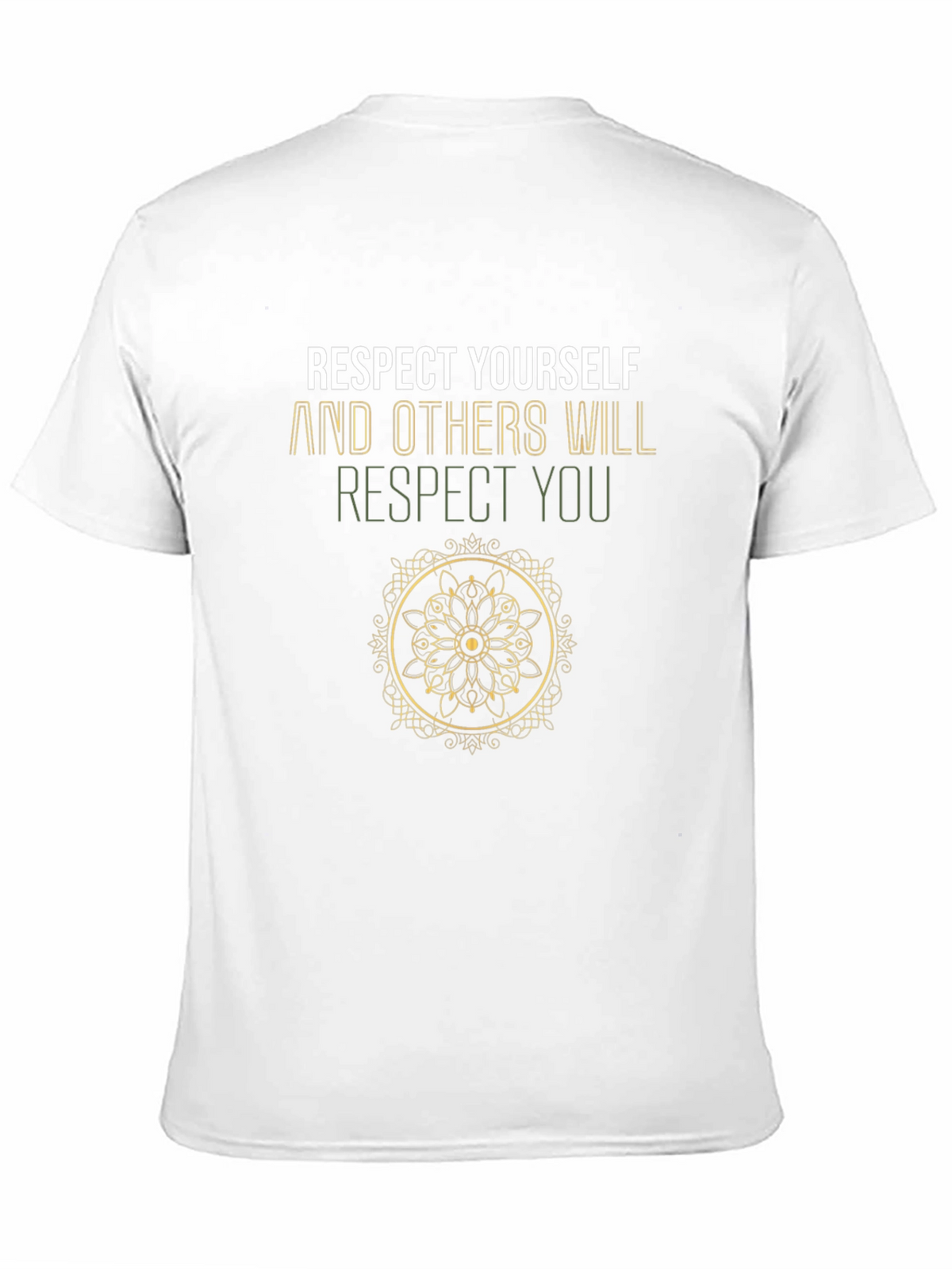 Respect Yourself Graphic Tee - Black Cotton Shirt
