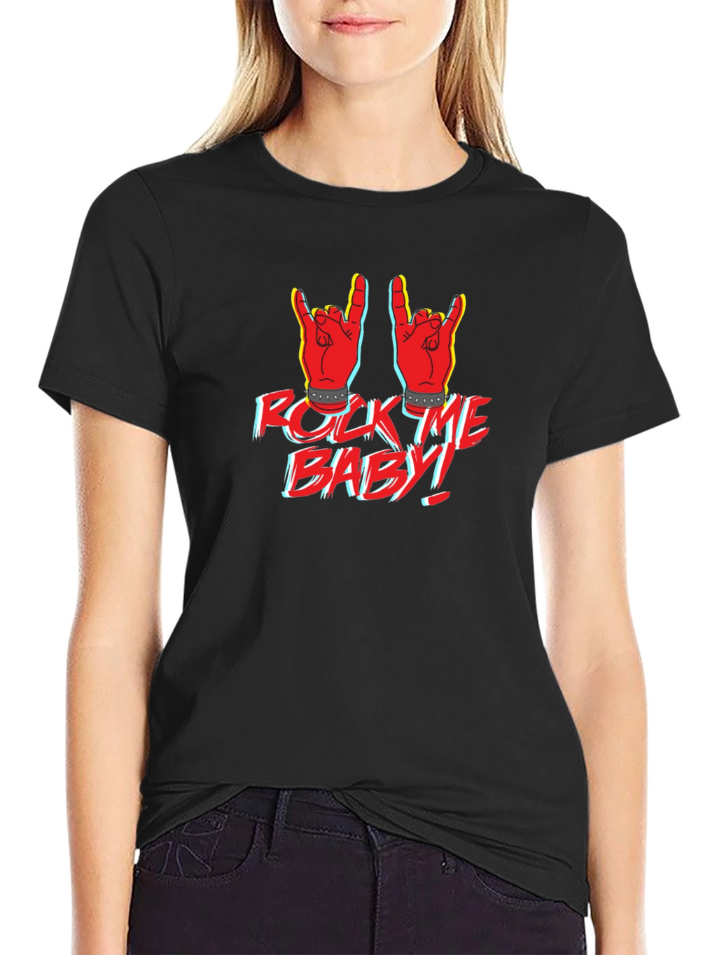 Rock Me Baby Graphic Print T-Shirt