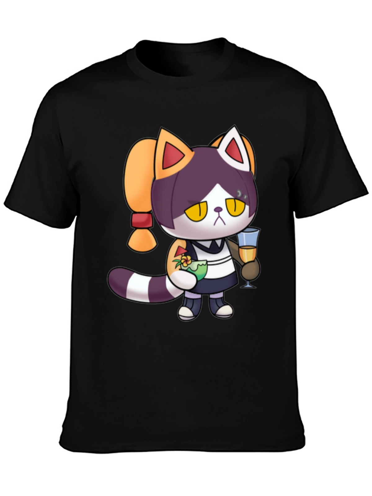 Cool Cat Bartender Graphic Tee