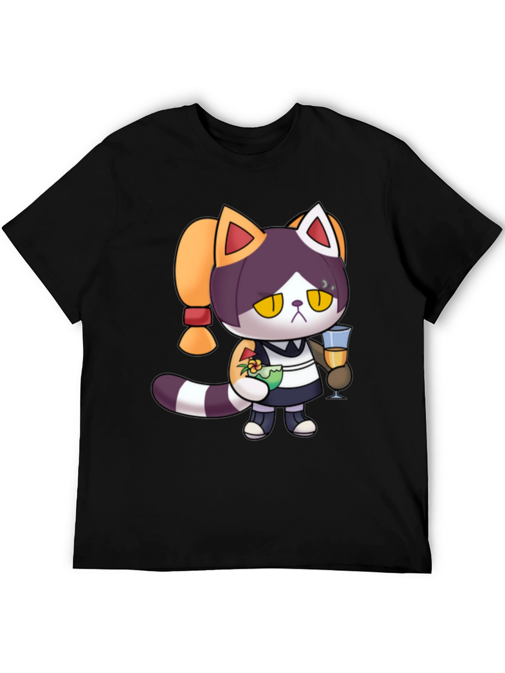 Cool Cat Bartender Graphic Tee