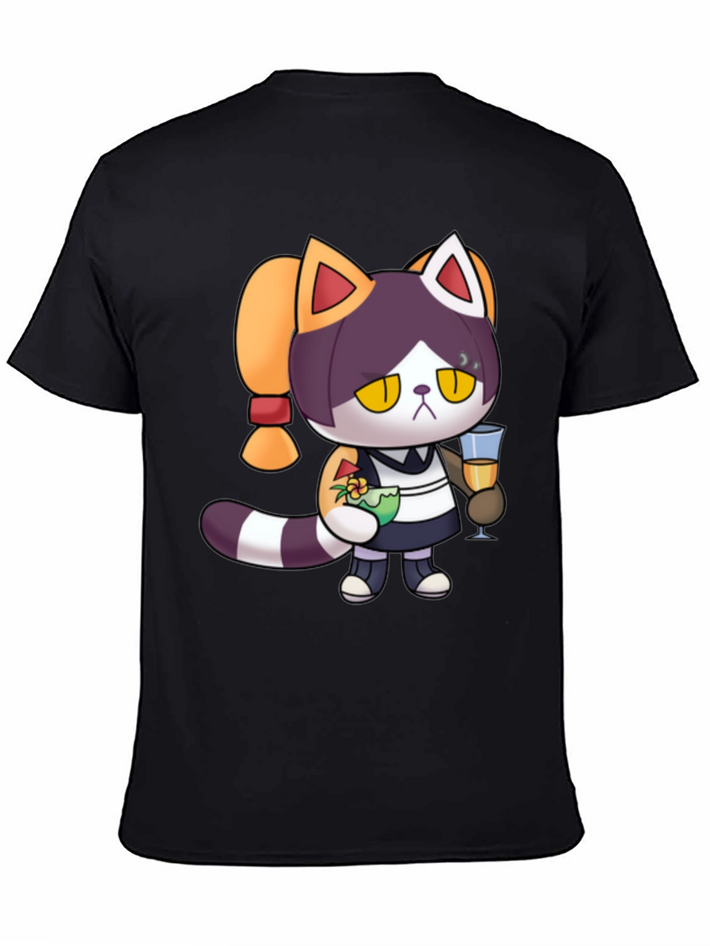 Cool Cat Bartender Graphic Tee
