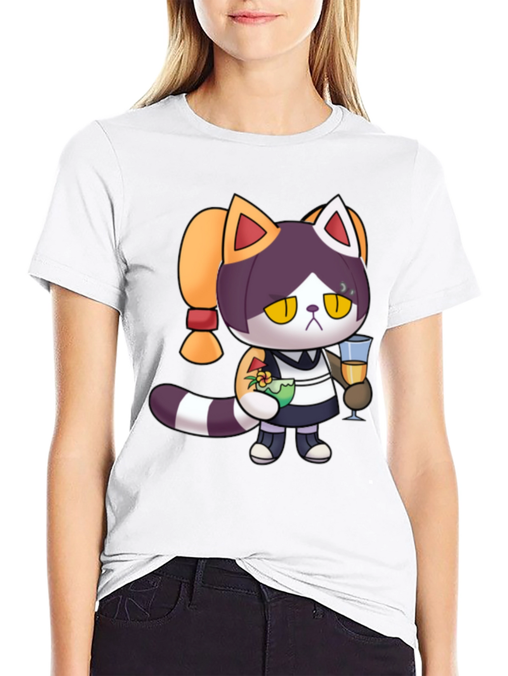Cool Cat Bartender Graphic Tee