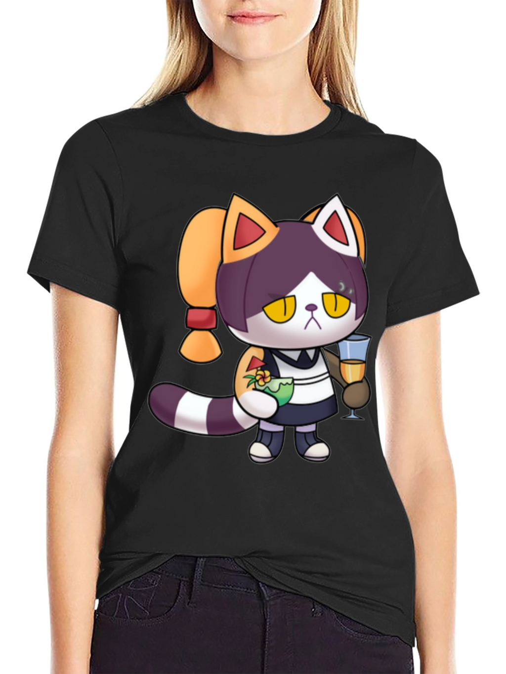 Cool Cat Bartender Graphic Tee