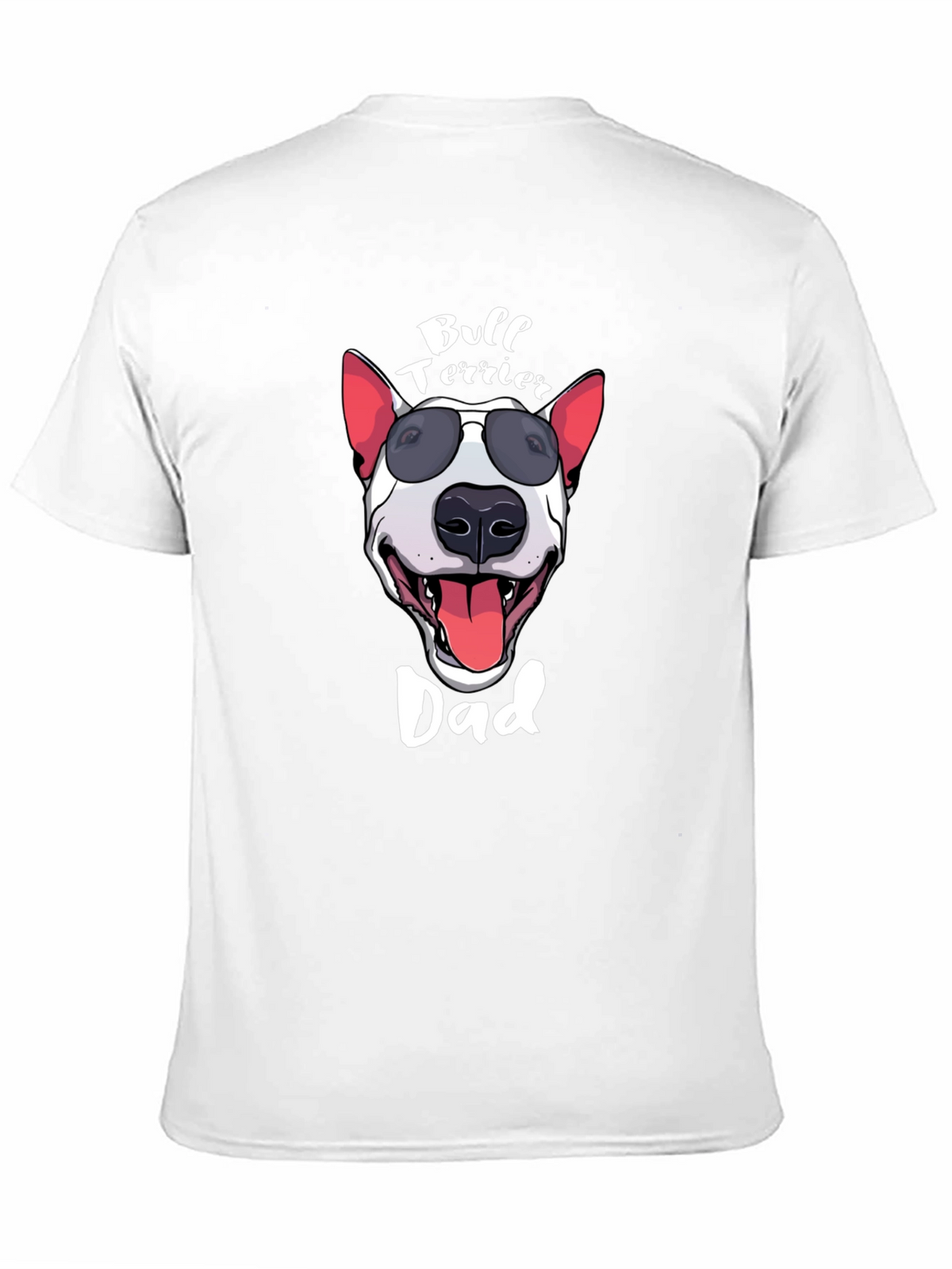 Bull Terrier Dad Graphic Tee - Black