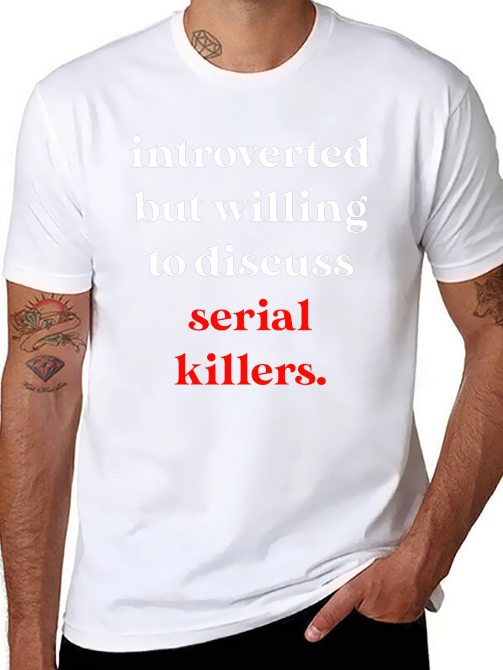 Introverted Serial Killer T-Shirt - Black