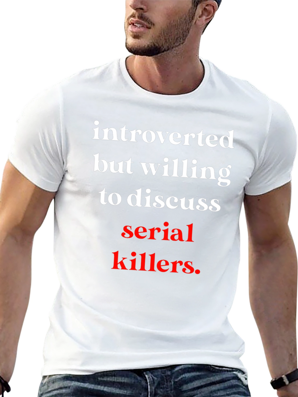 Introverted Serial Killer T-Shirt - Black