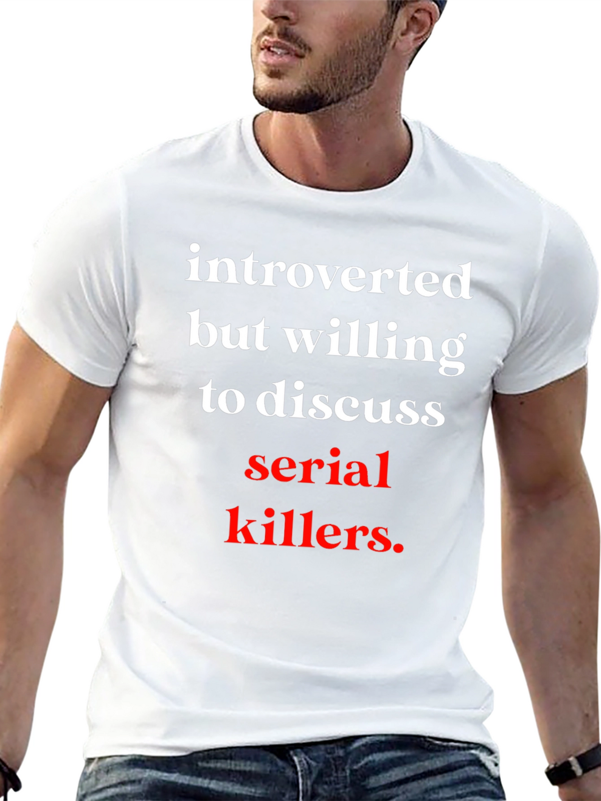 Introverted Serial Killer T-Shirt - Black