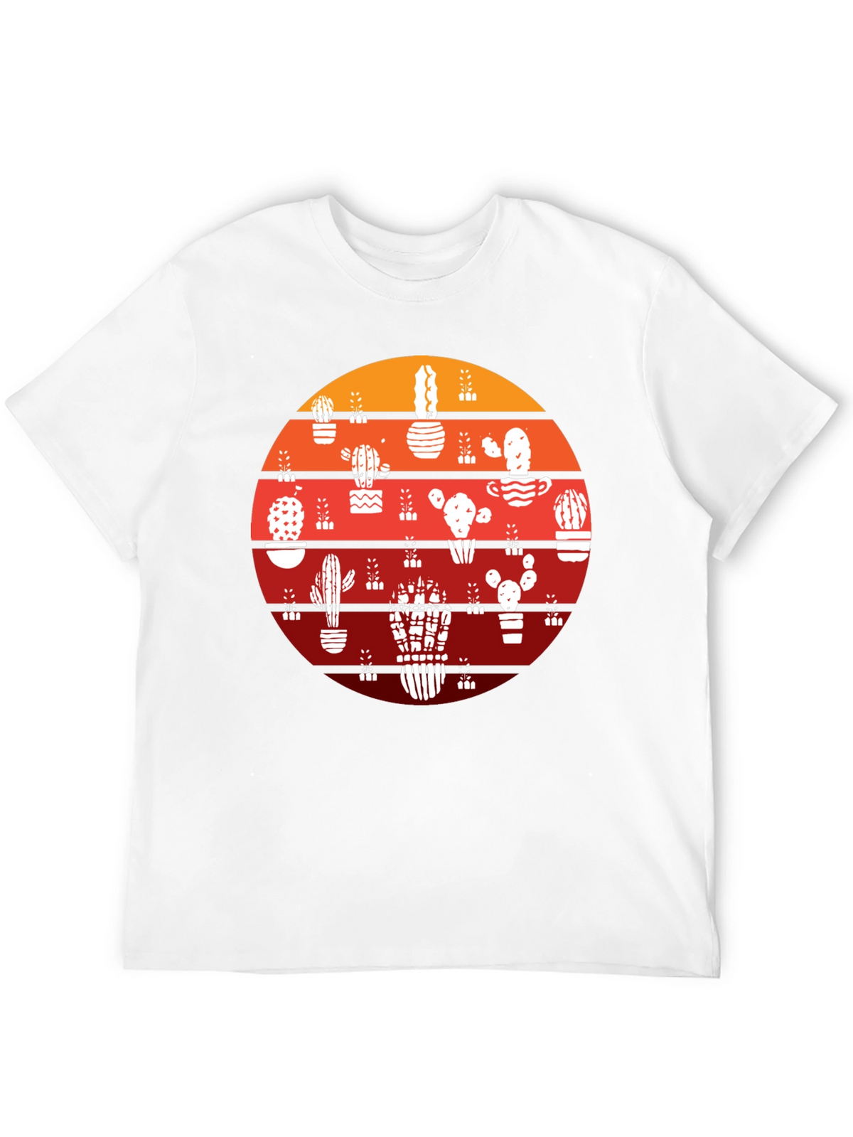 Cactus Sunset Graphic T-Shirt