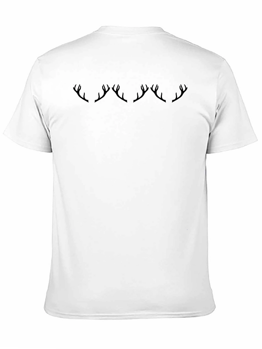 Antler Graphic Print Crew Neck T-Shirt