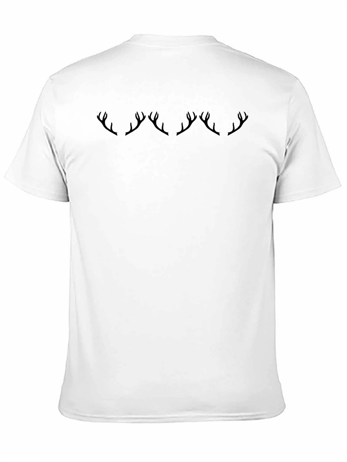 Antler Graphic Print Crew Neck T-Shirt