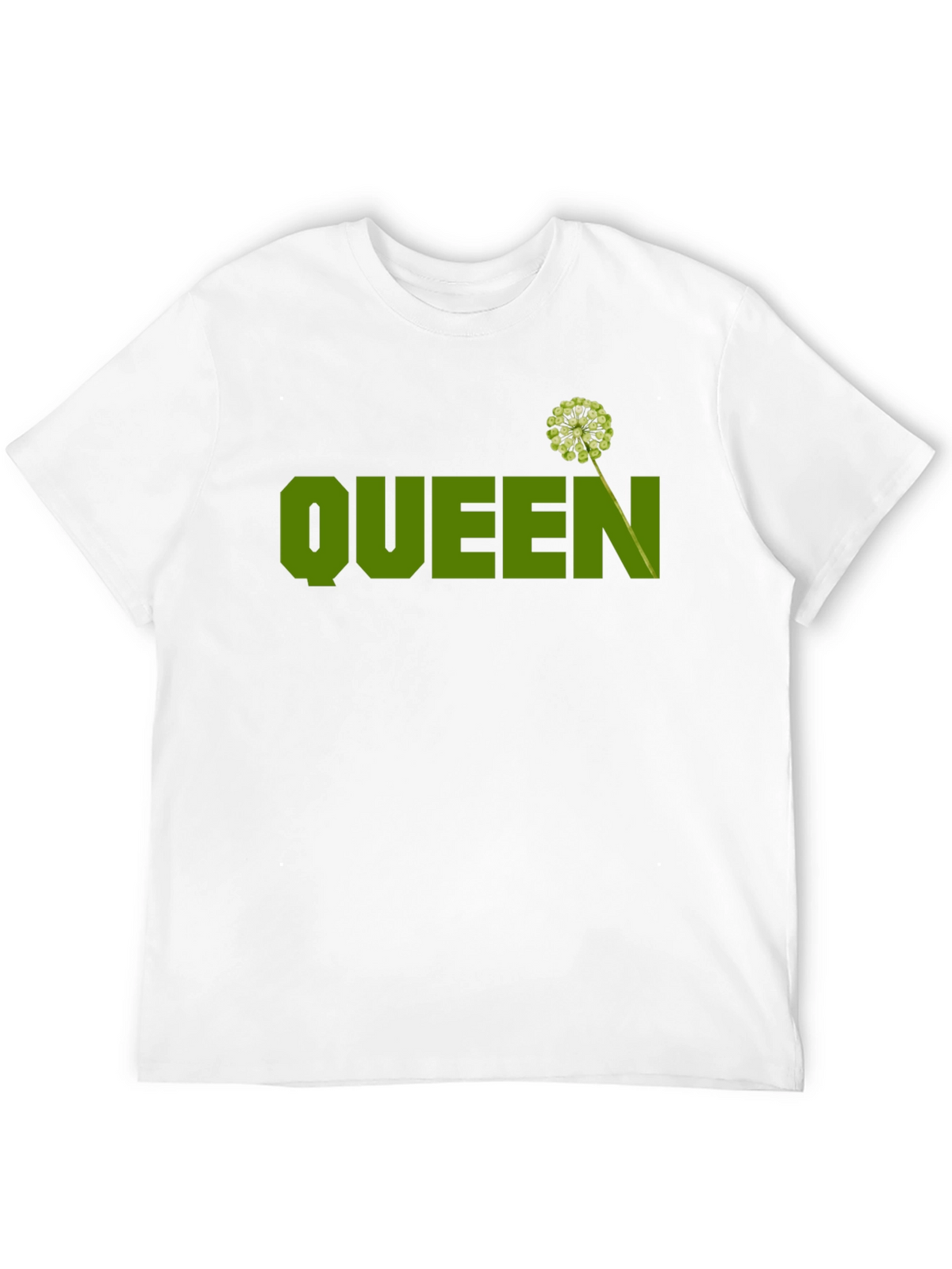 Queen T-Shirt - Black with Green Graphic