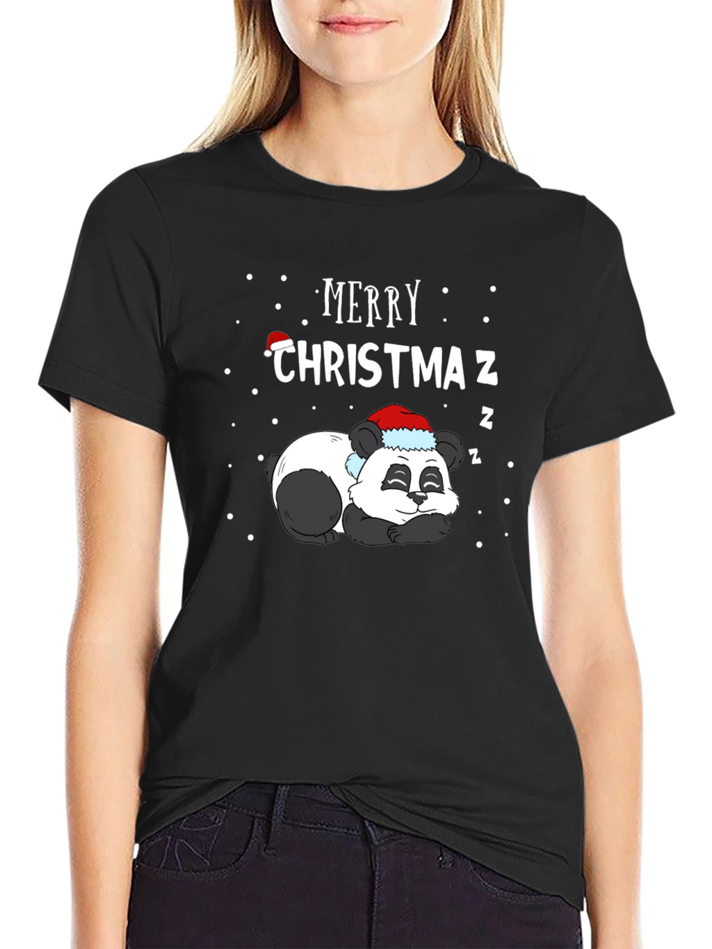 Merry Christmas Panda T-Shirt