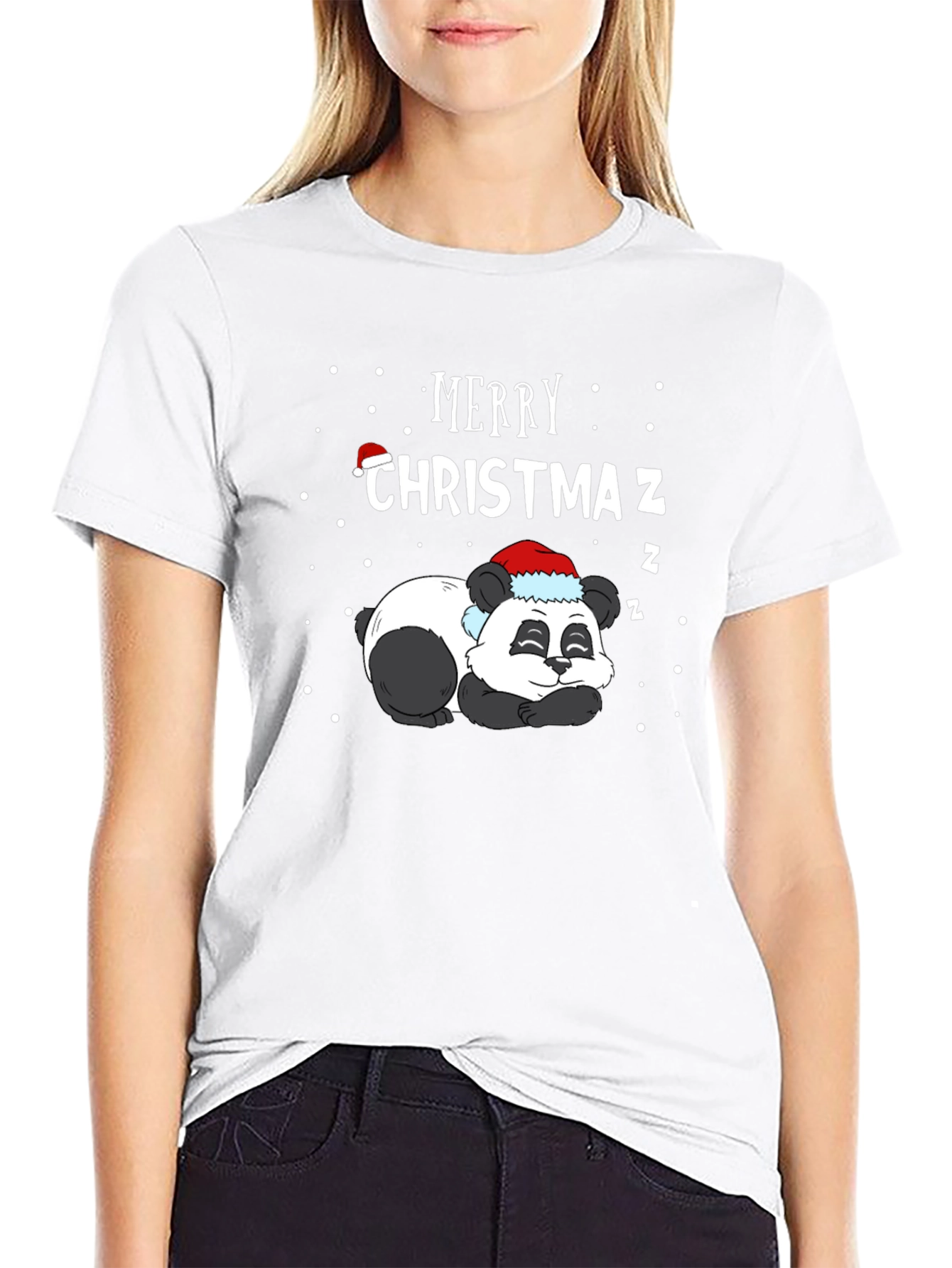 Merry Christmas Panda T-Shirt